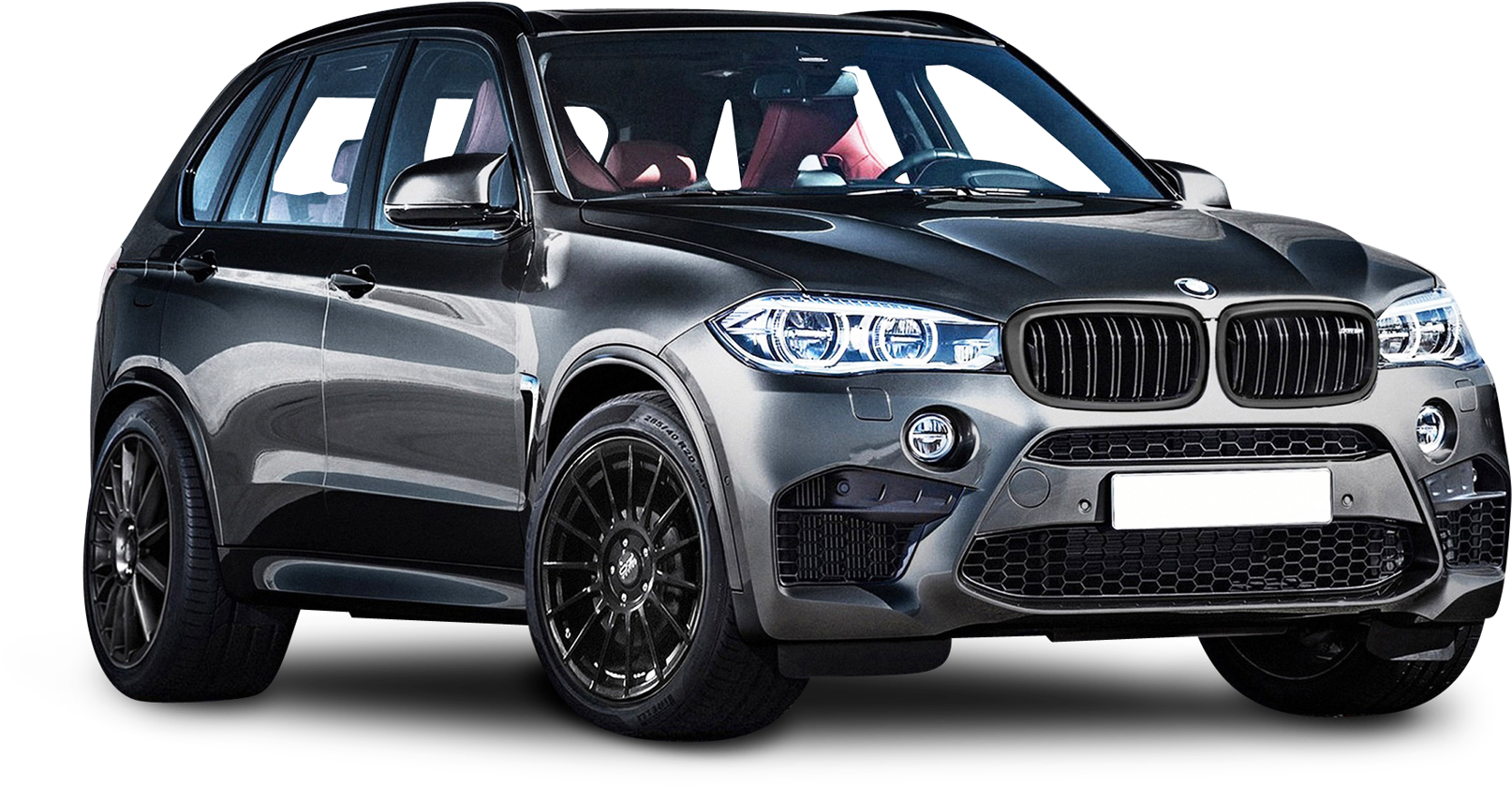 Mwonekano wa Pembeni wa BMW X5 SUV Picha ya Ukuta