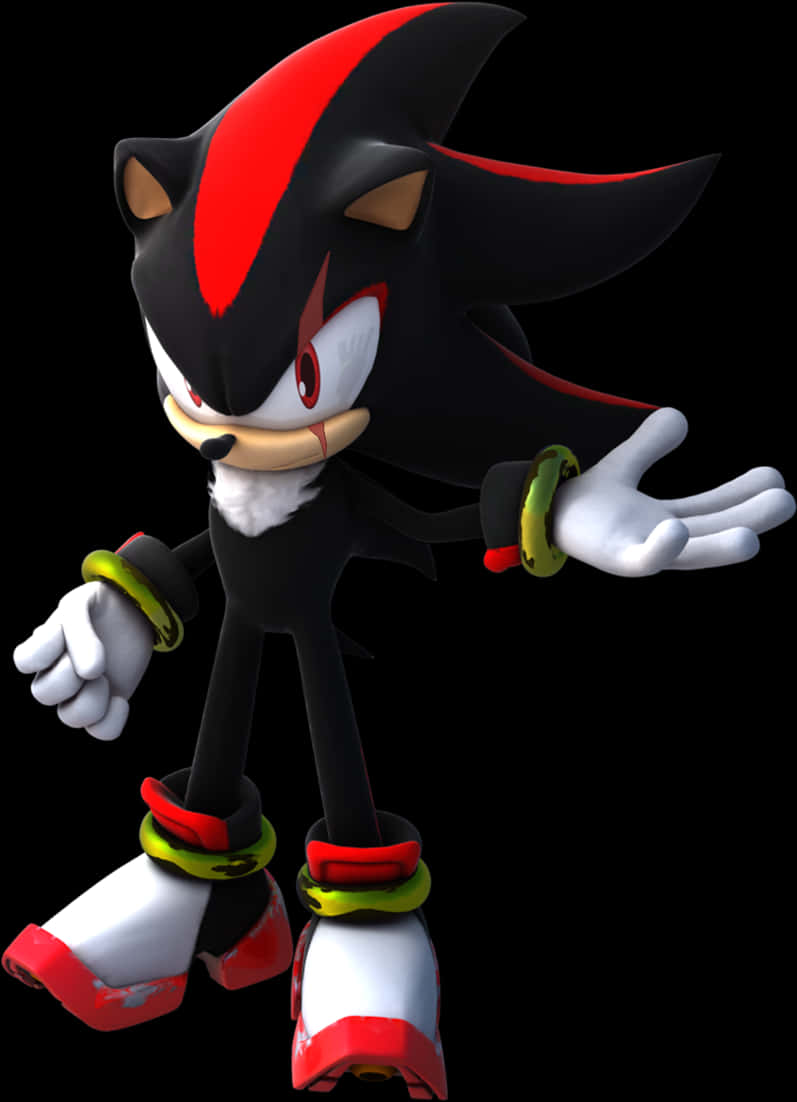 Mwonekano wa Shadow the Hedgehog Picha ya Ukuta