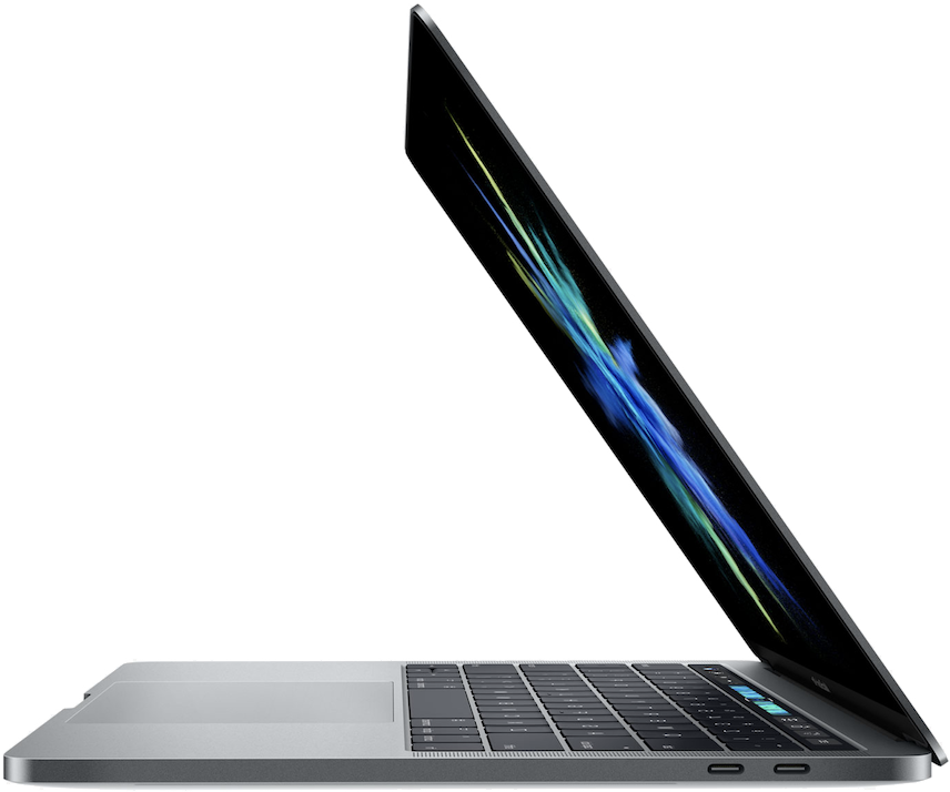 Mwonekano wa Upande wa MacBook Pro Picha ya Ukuta