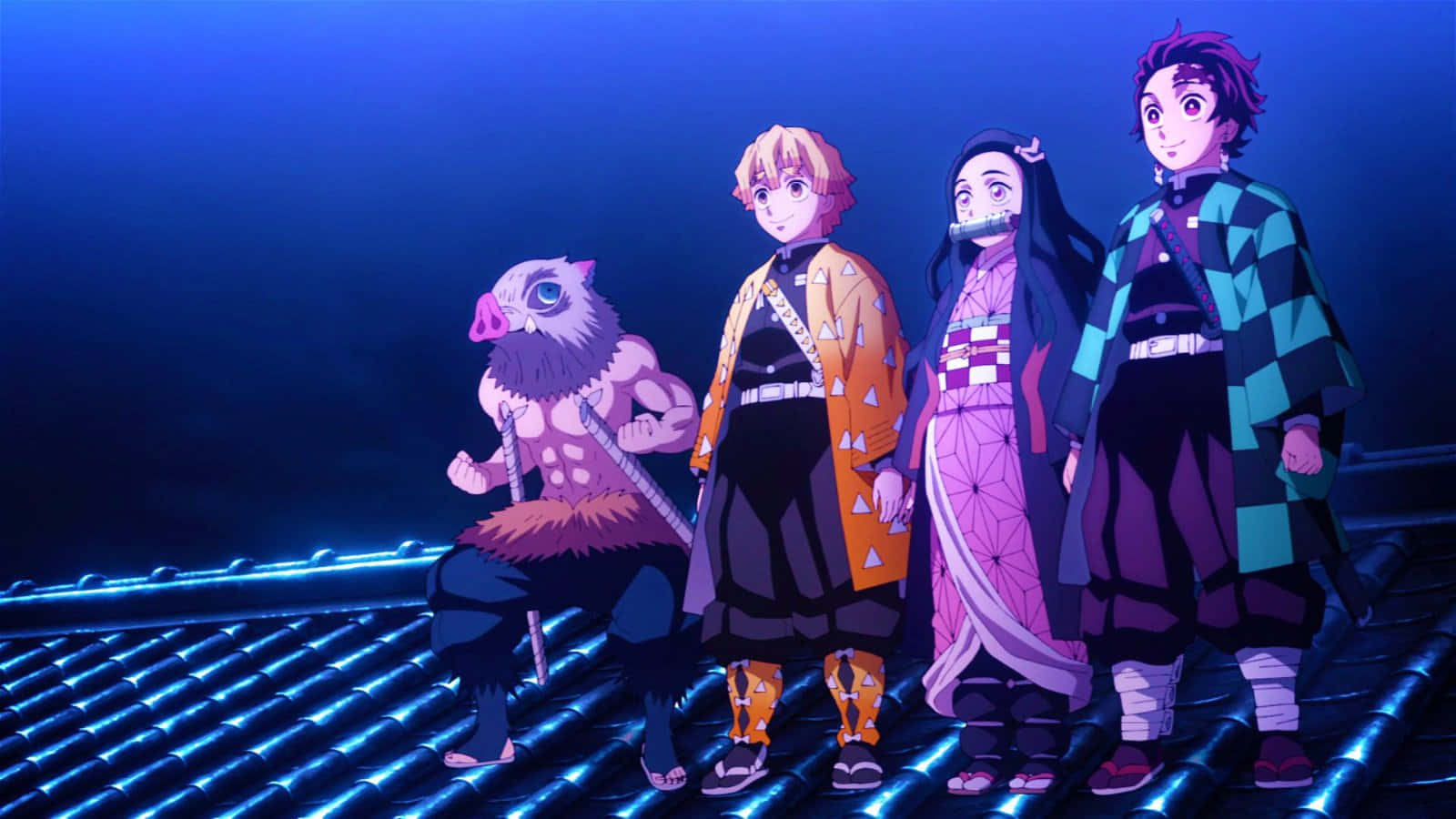 Mwuaji wa Mashetani - Kimetsu no Yaiba Picha ya Ukuta