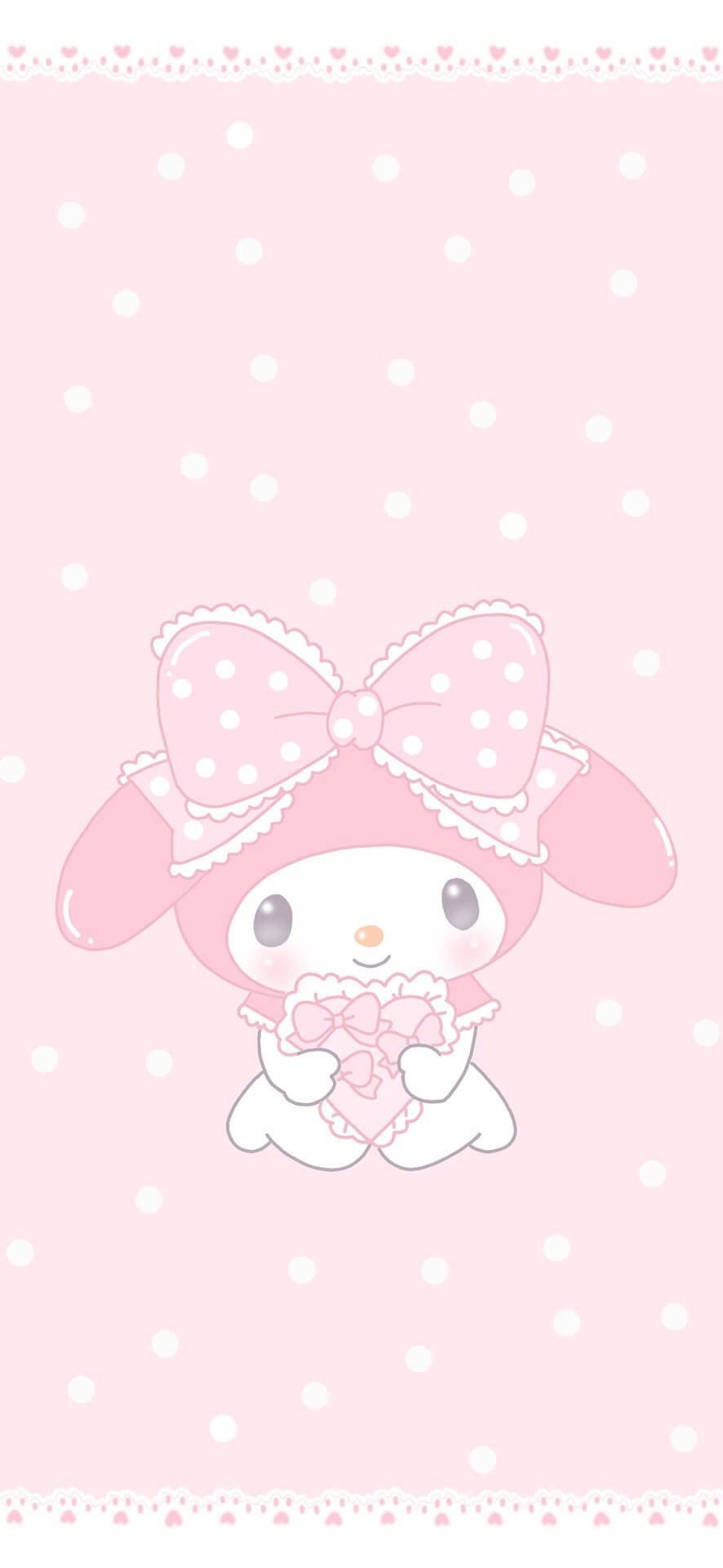 My Melody Aesthetic Laini Picha ya Ukuta