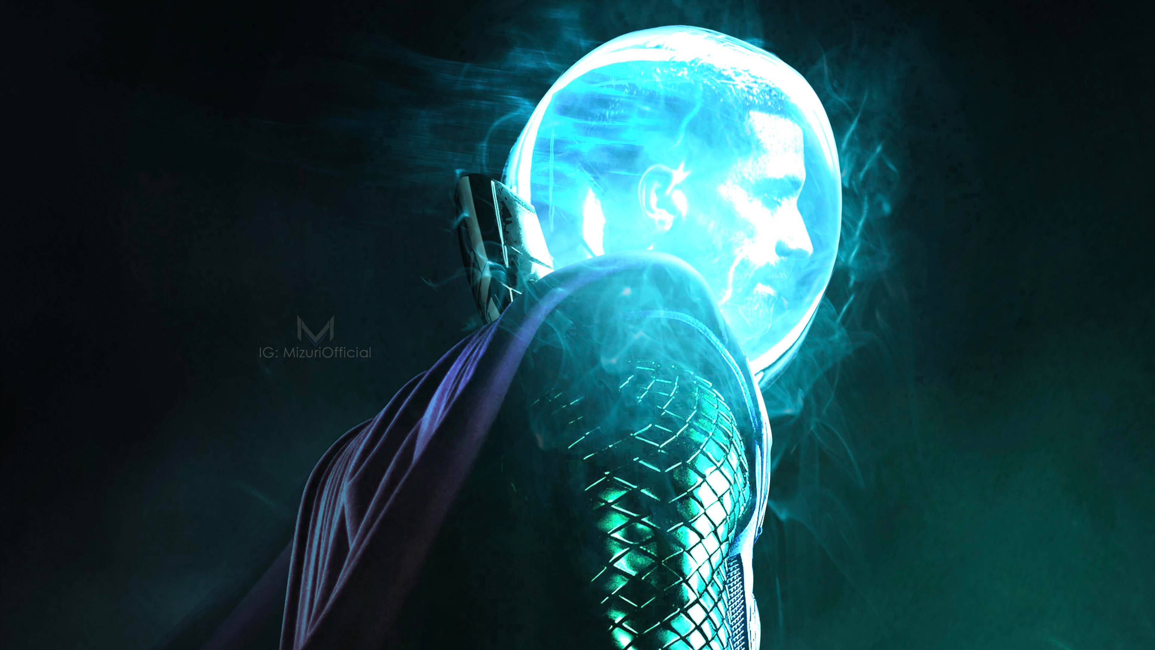 Mysterio in Action Picha ya Ukuta