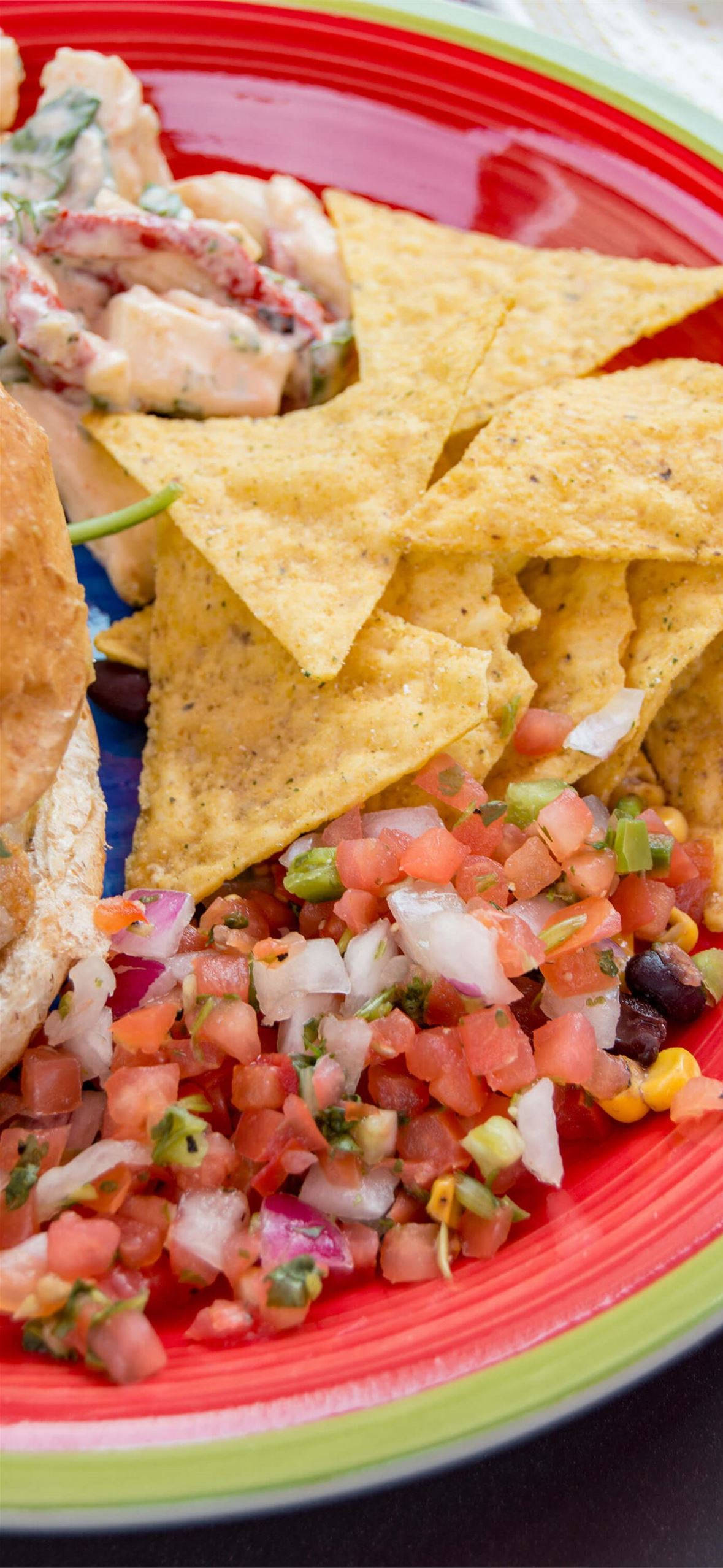 Nachos Chakula iPhone Picha ya Ukuta