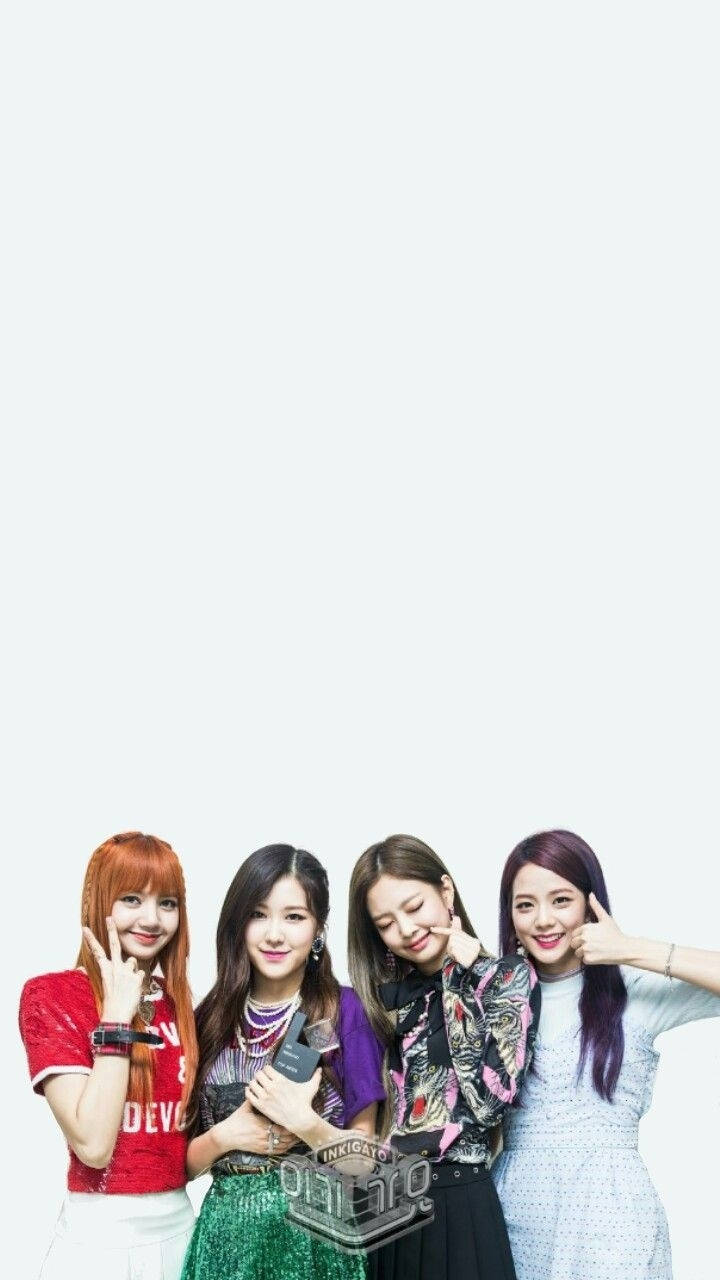 Nafasi Nyeupe ya Wanachama wa Blackpink Picha ya Ukuta