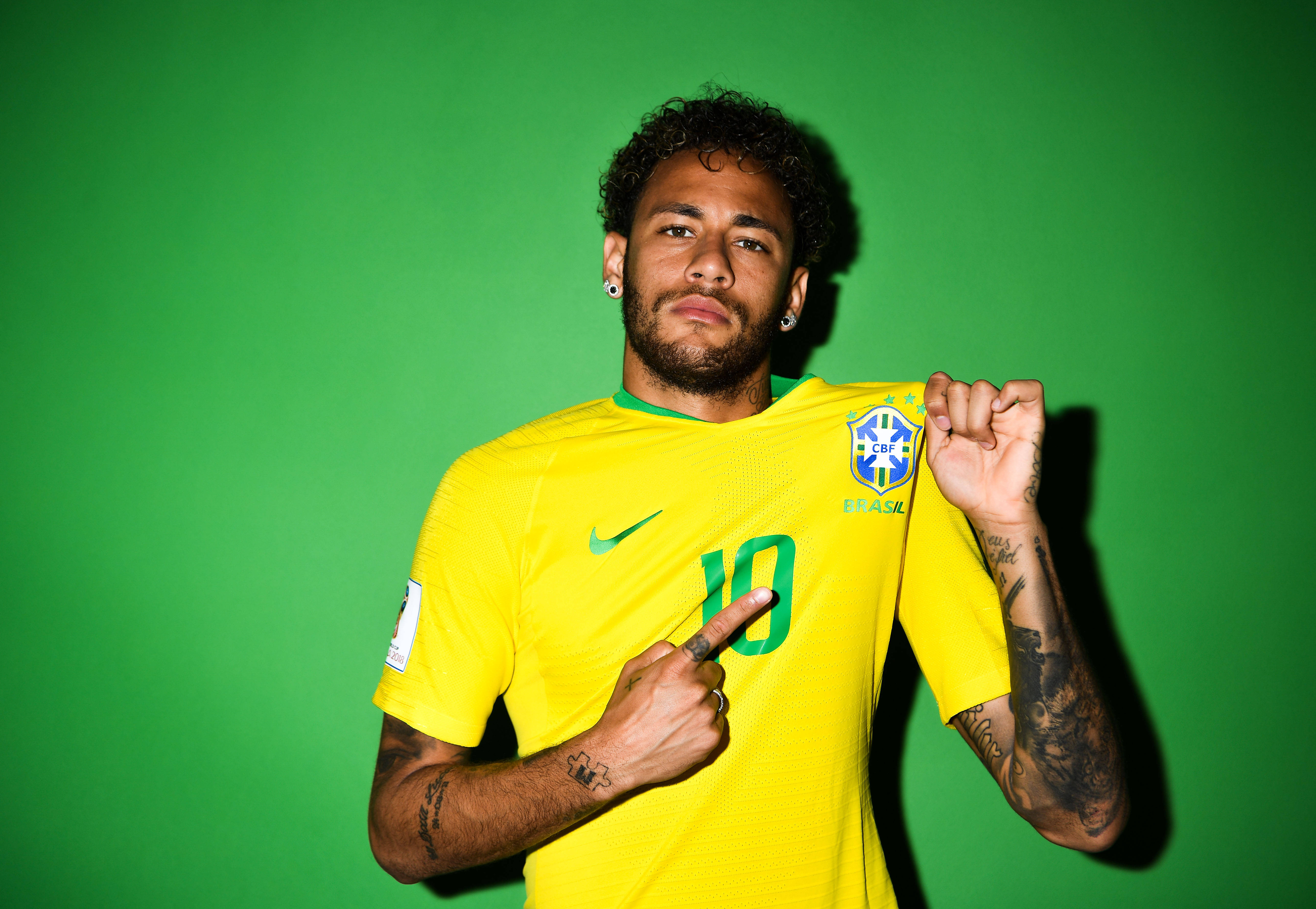 Namba 10 ya Shati ya Neymar Jr Baridi Picha ya Ukuta