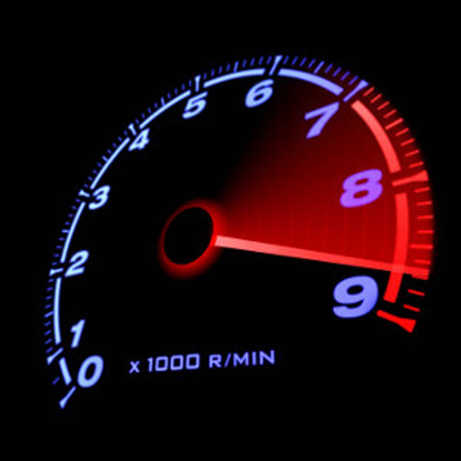 Namba za Speedtest Nyekundu Picha ya Ukuta