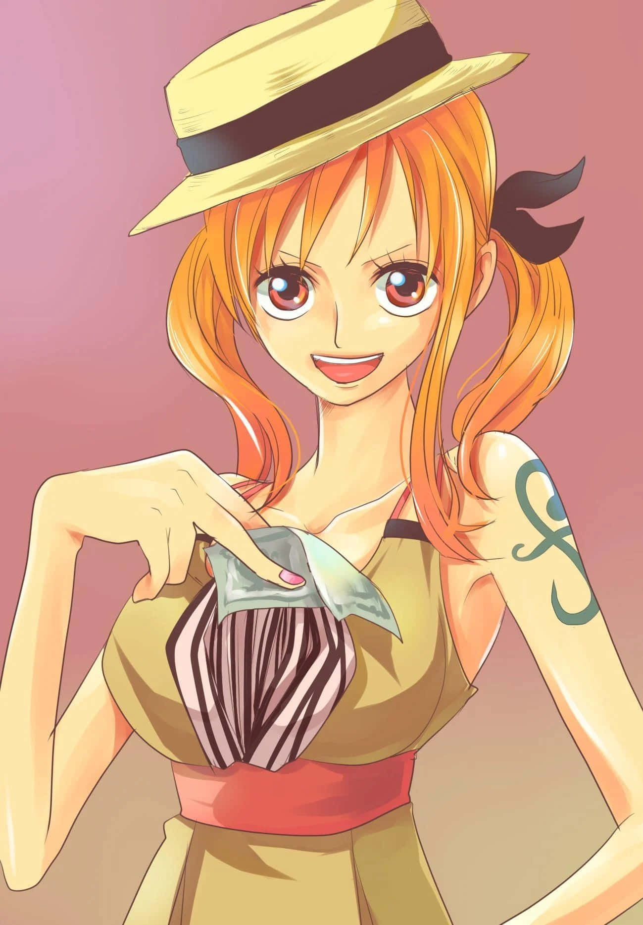 Nami One Piece Kaiti Mnyama Picha ya Ukuta