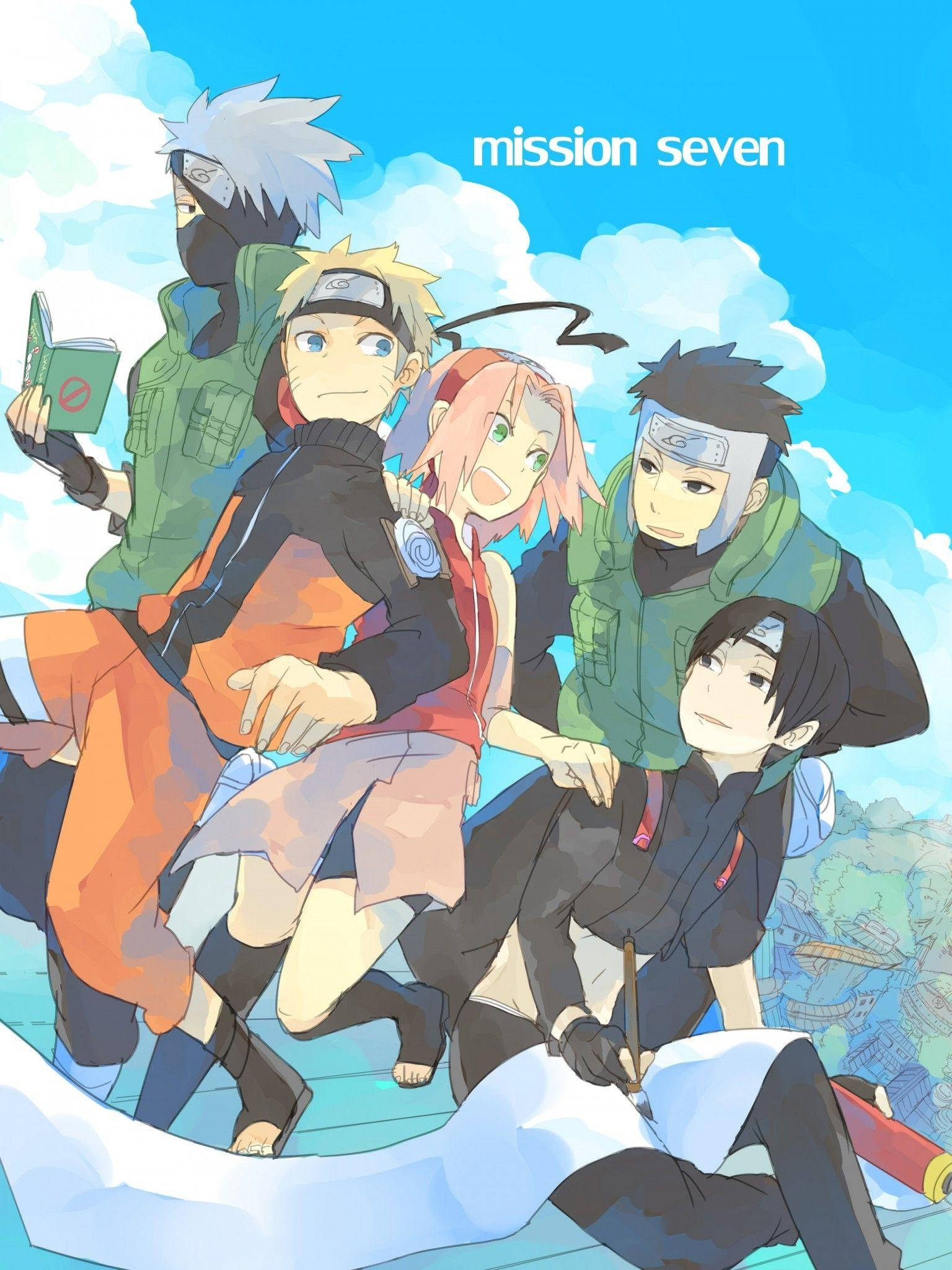Naruto Aesthetic Fan Art ya Watu Picha ya Ukuta