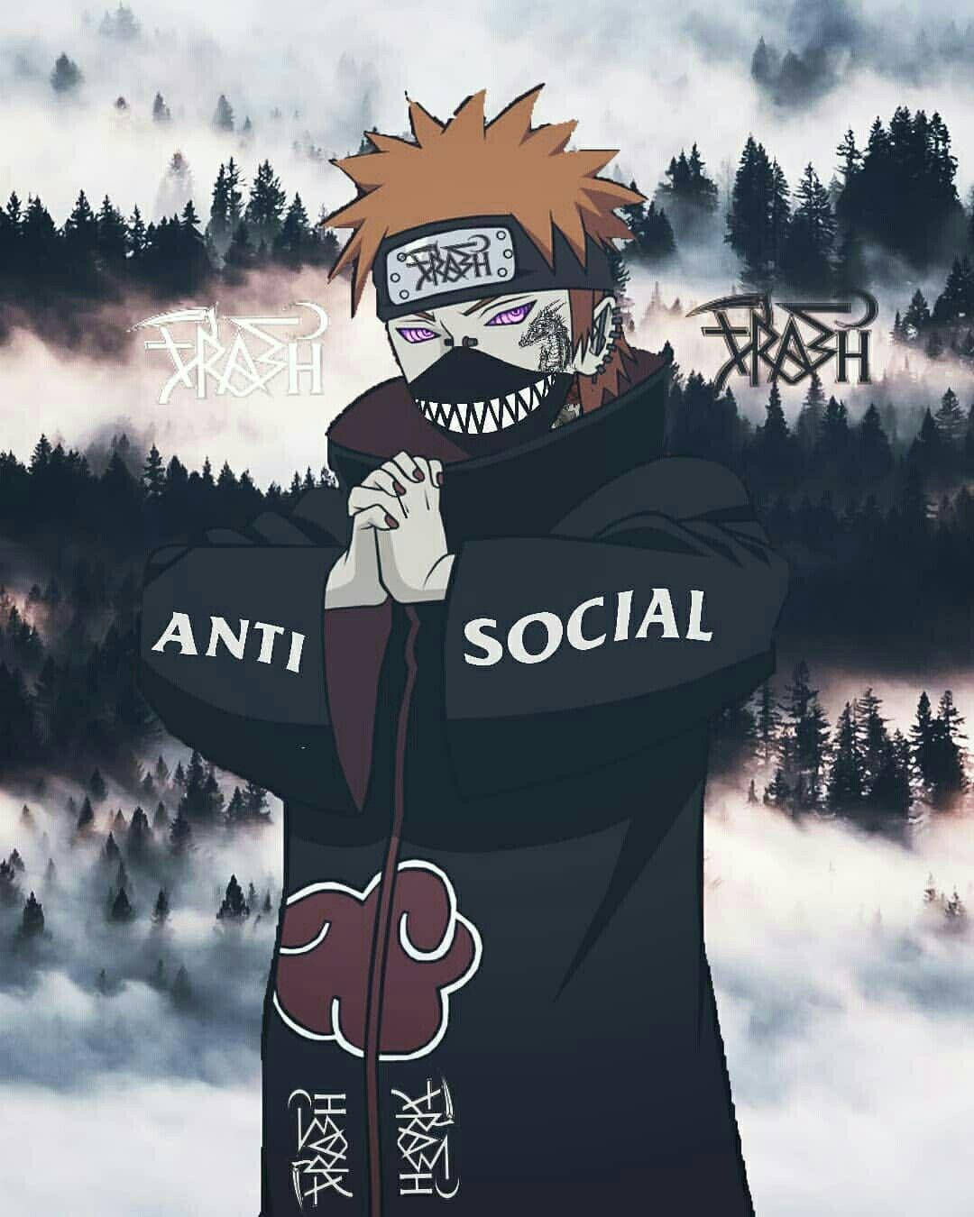 Naruto Aesthetic ya Kijamii Picha ya Ukuta