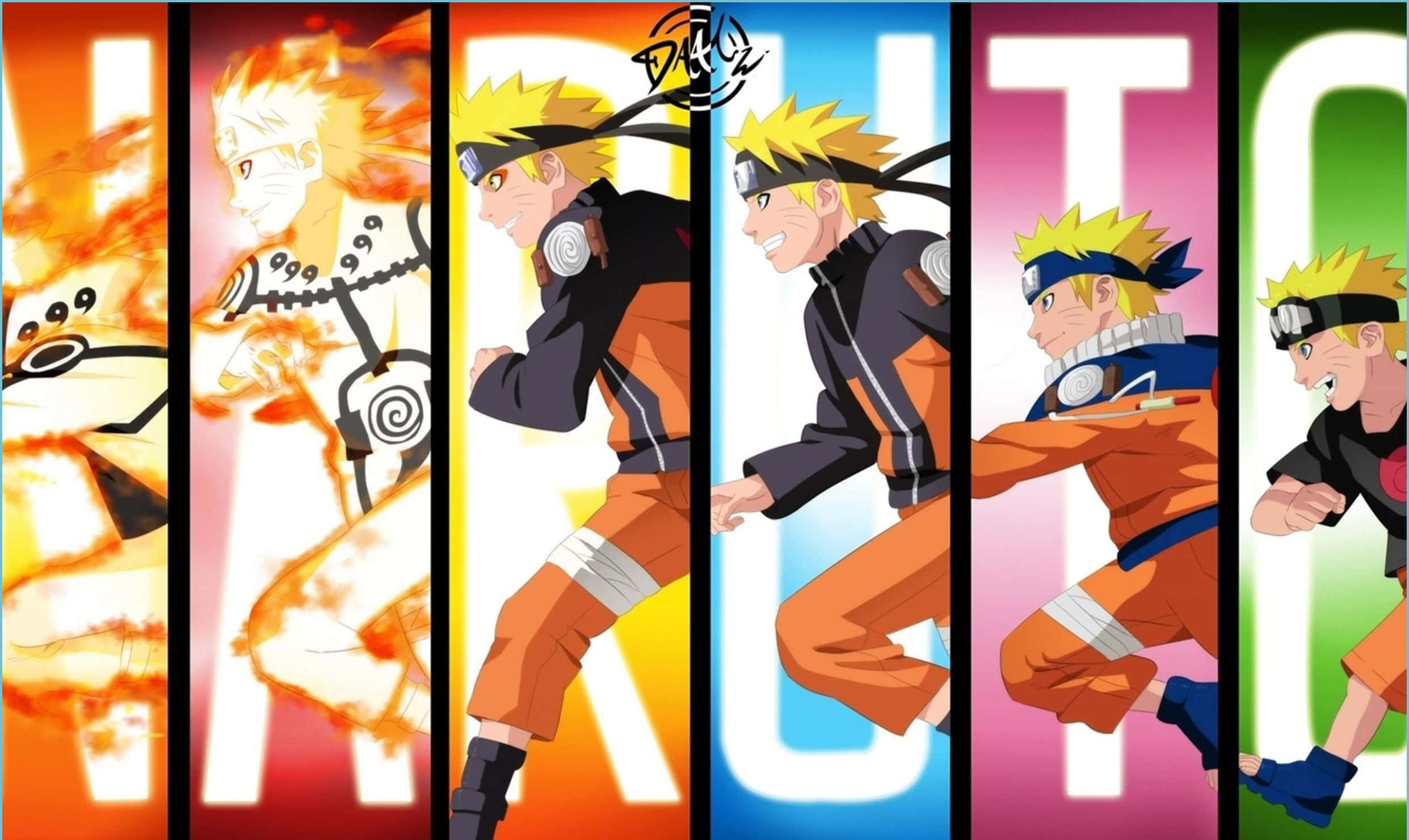 Naruto Akibadilika Kompyuta ya Kupendeza Picha ya Ukuta