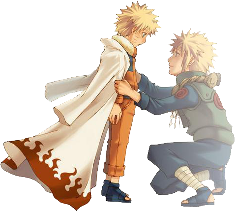 Naruto Akikutana na Nafsi Yake ya Baadaye Picha ya Ukuta
