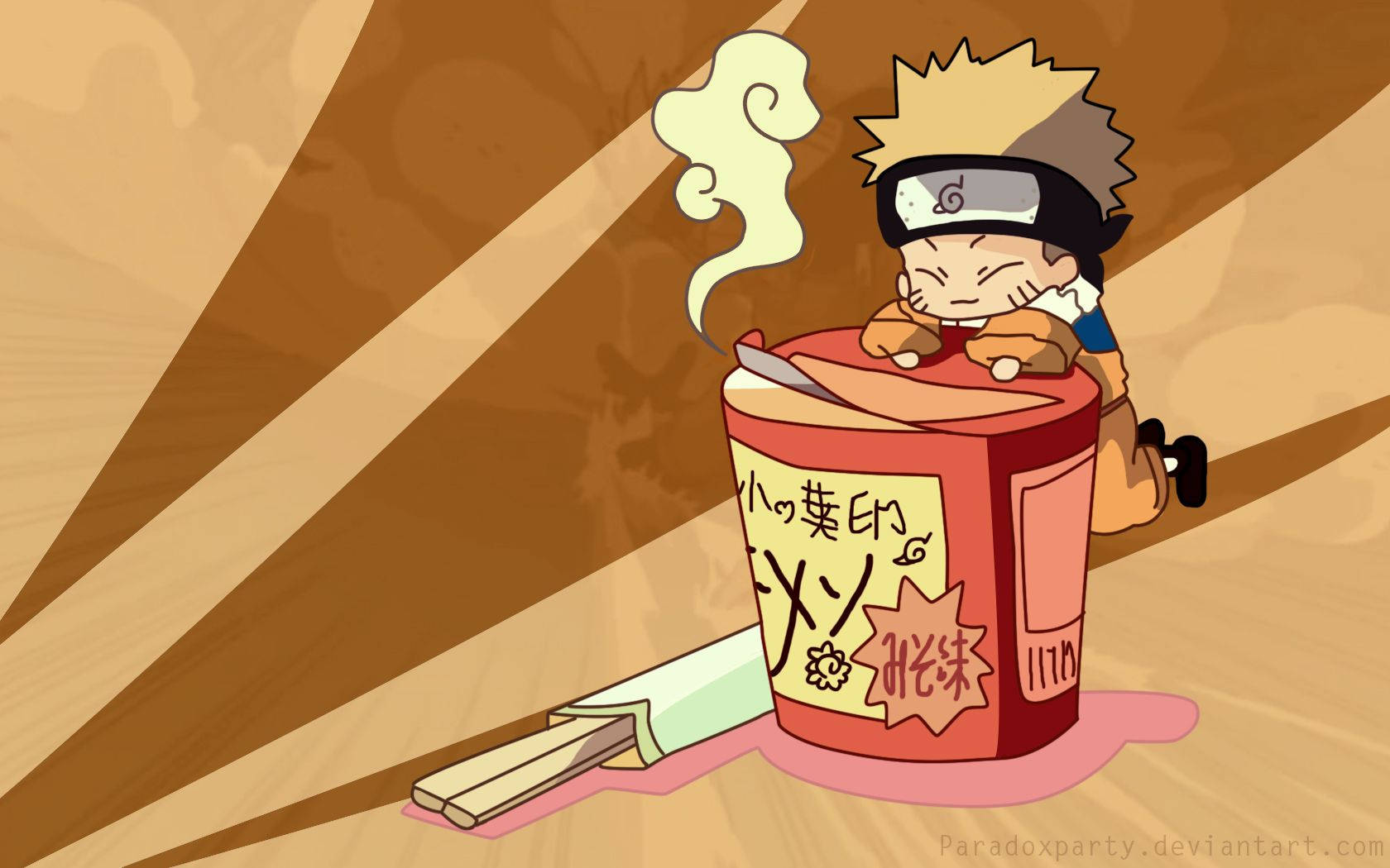 Naruto Chibi Picha ya Ukuta