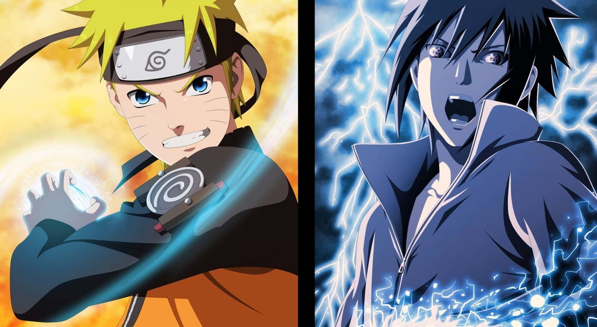 Naruto dhidi ya Sasuke Manga Anime Picha ya Ukuta