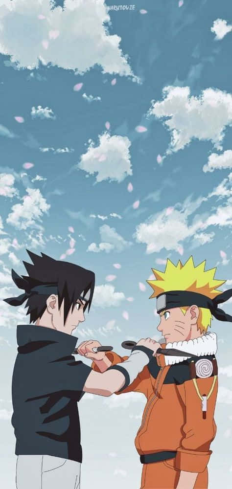 Naruto katika Safari ya Kutafuta Mzee wa Njia Sita Picha ya Ukuta