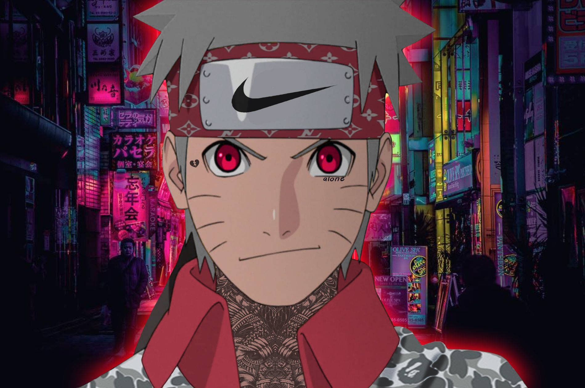 Naruto kwa Mtindo wa Mjini Swag Picha ya Ukuta