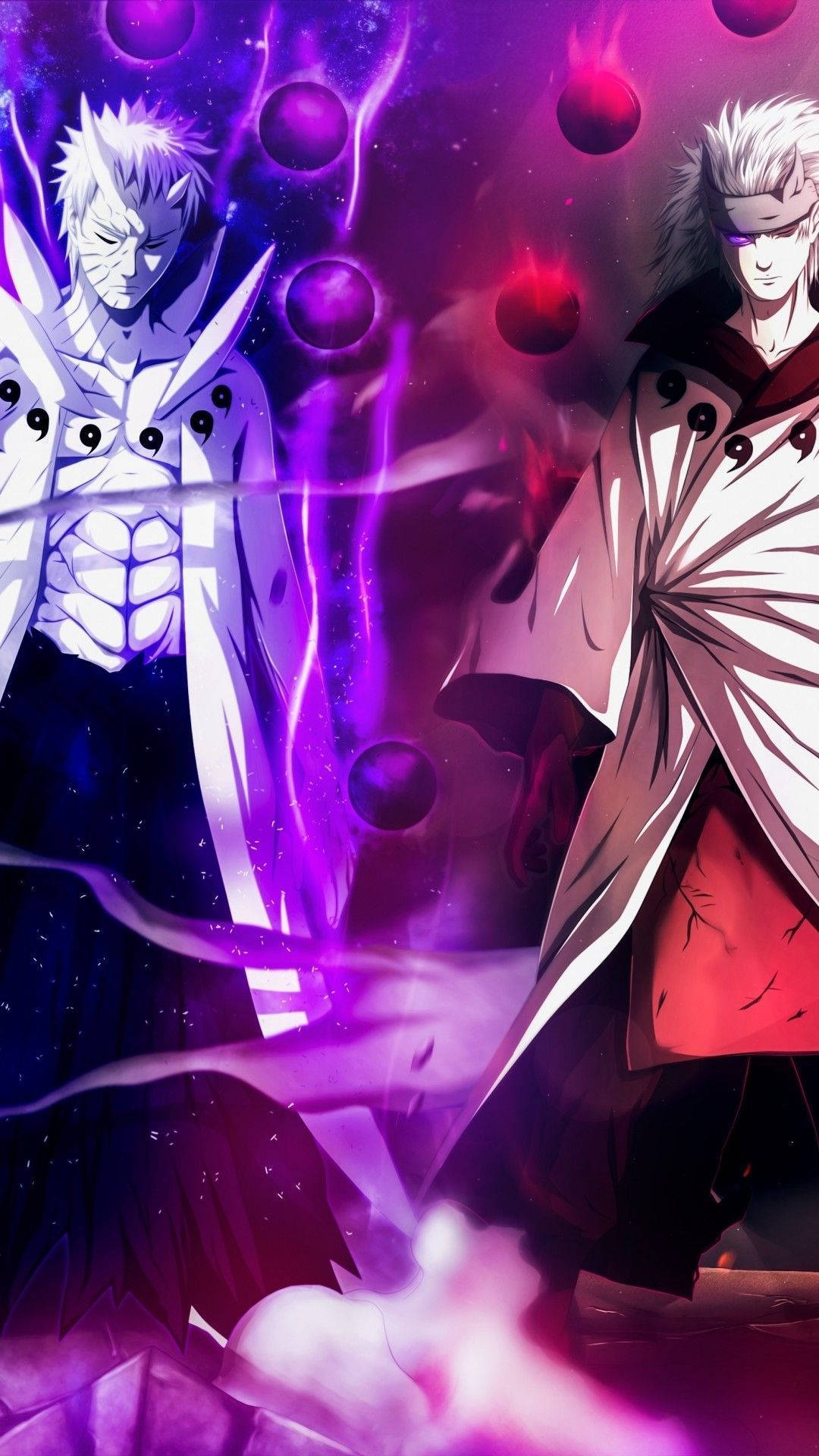 Naruto Live Obito Na Madara Chakra Picha ya Ukuta