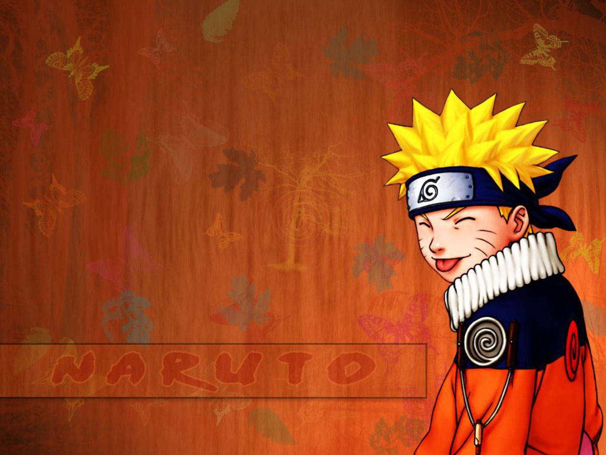 Naruto Mrembo wa Mandhari ya Autumn Picha ya Ukuta