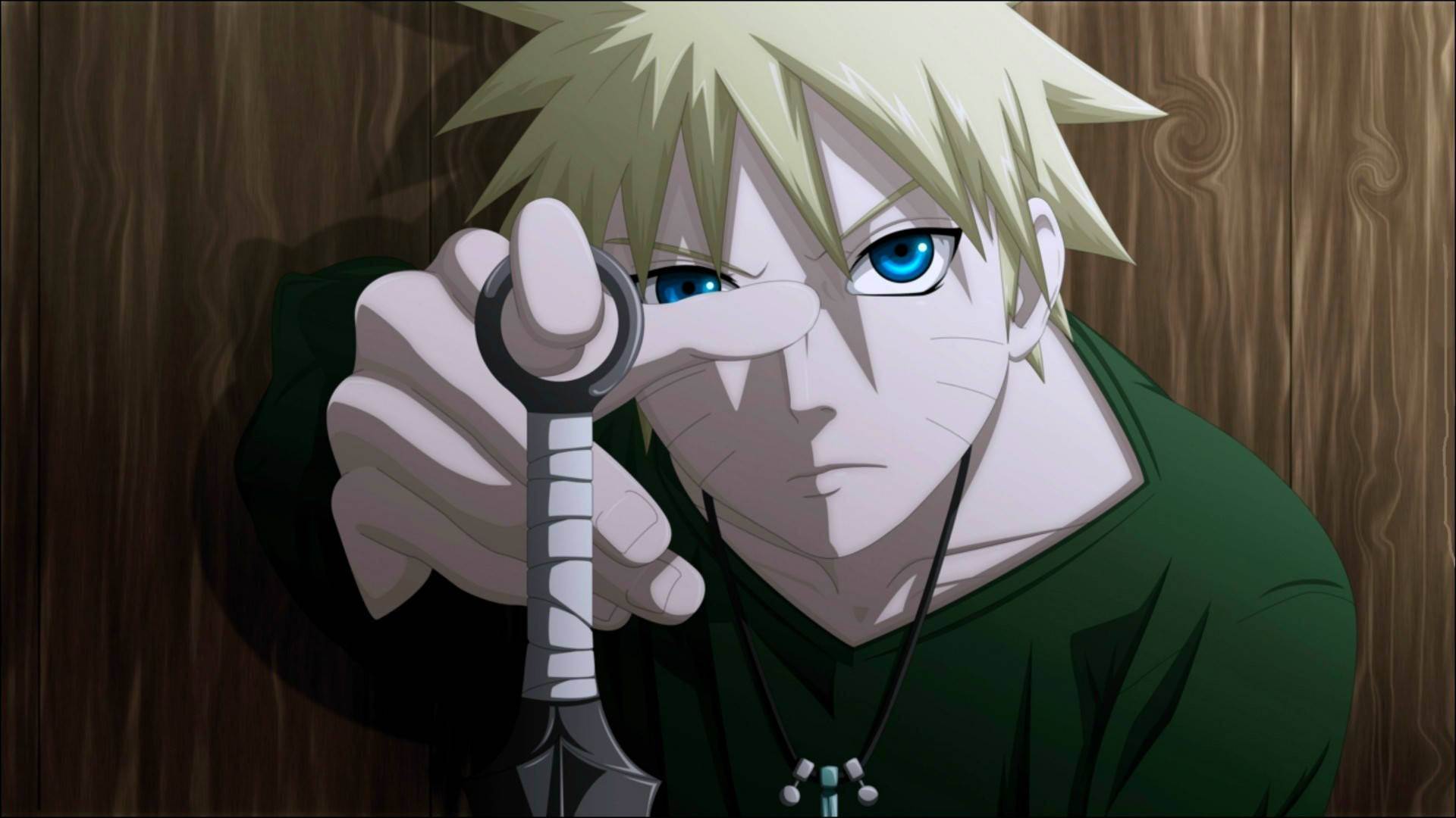 Naruto Mzuri Macho ya Bluu Picha ya Ukuta