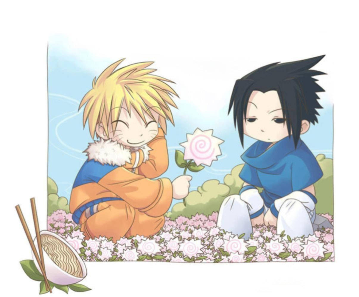 Naruto Mzuri wa Maua ya Narutomaki Picha ya Ukuta