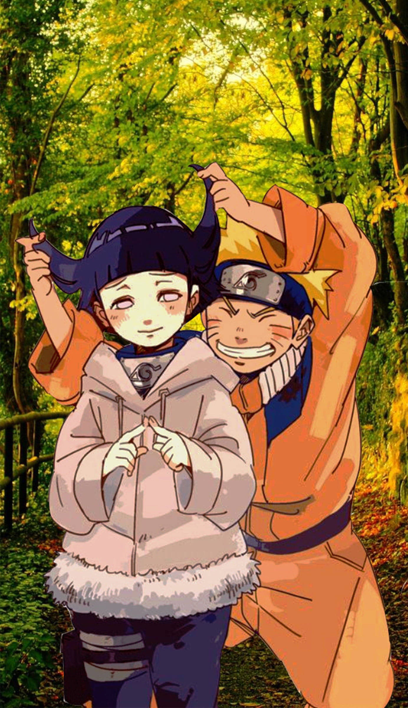 Naruto Mzuri wa Misitu Aesthetic Picha ya Ukuta