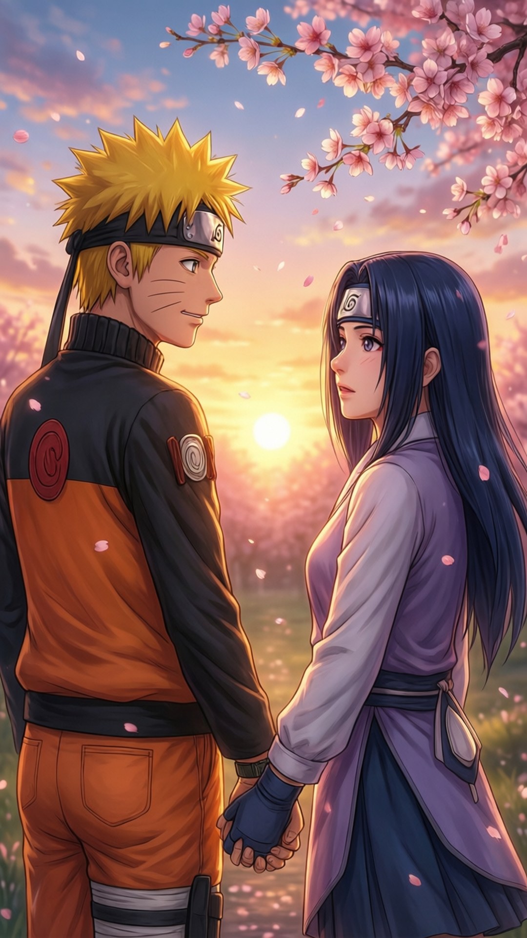 Naruto na Hinata Picha ya Ukuta