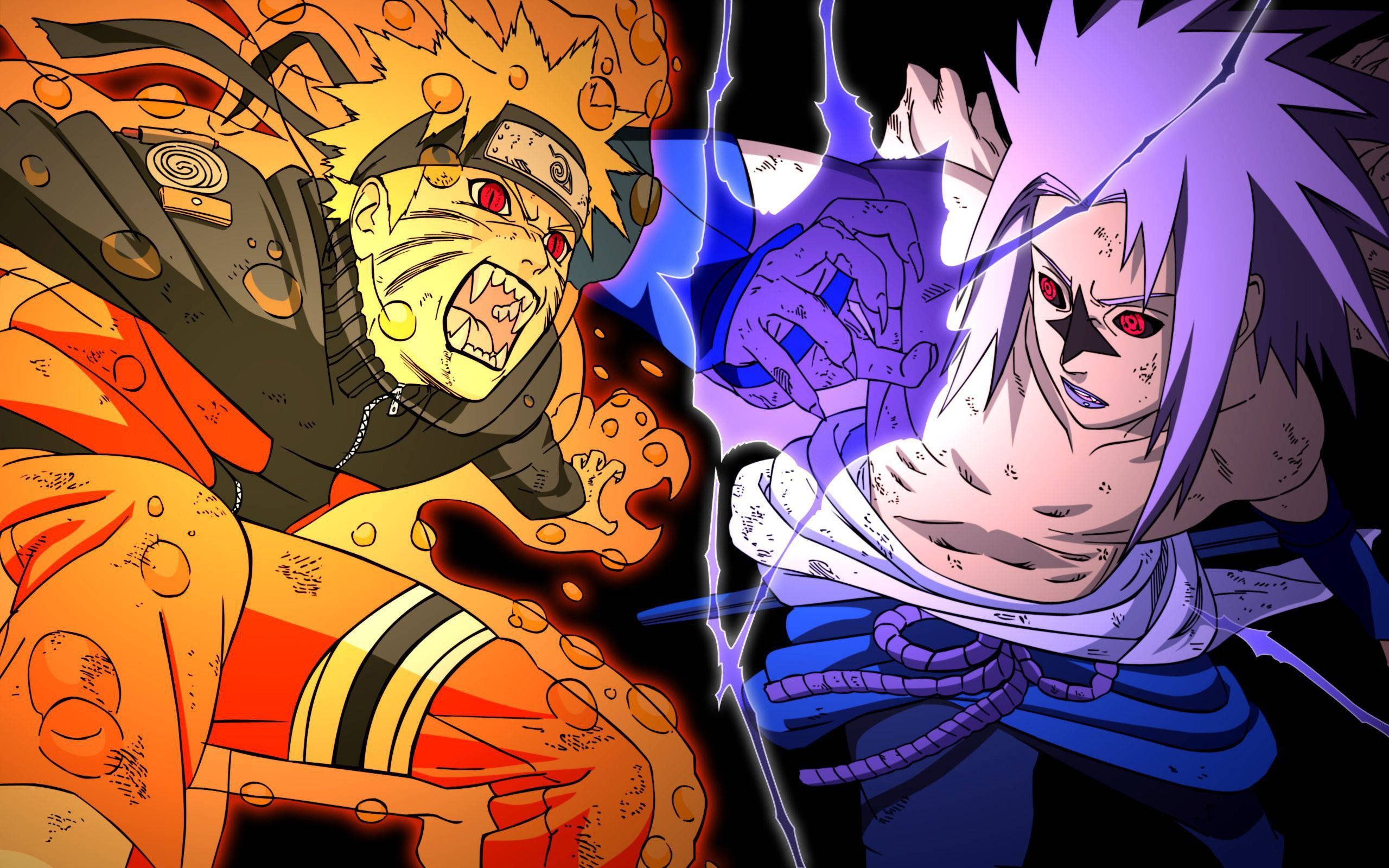 Naruto na Sasuke wachanga Picha ya Ukuta