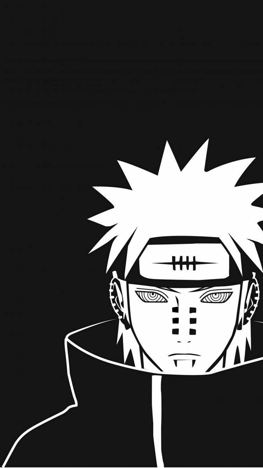 Naruto Nyeusi Akatsuki Yahiko Picha ya Ukuta