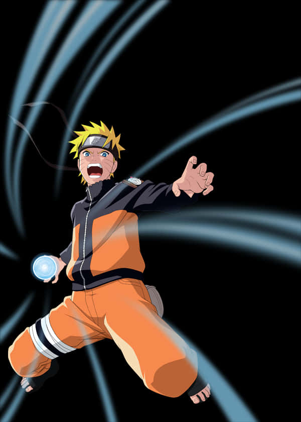 Naruto Rasengan Nguvu Kuongezeka Picha ya Ukuta