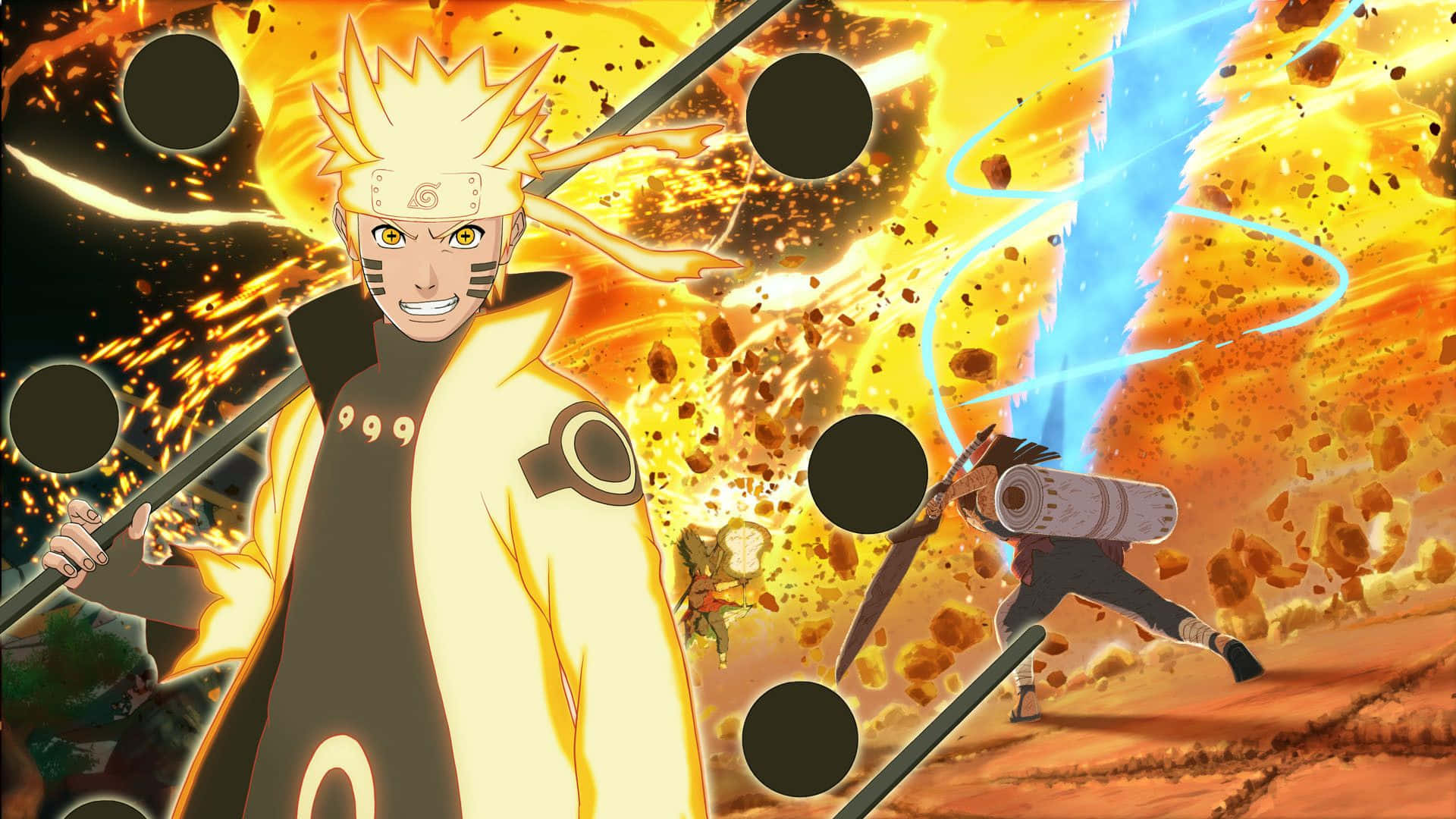 Naruto, Sakura na Sasuke: Watu Watatu wa Hadithi katika Naruto Shippuden Picha ya Ukuta