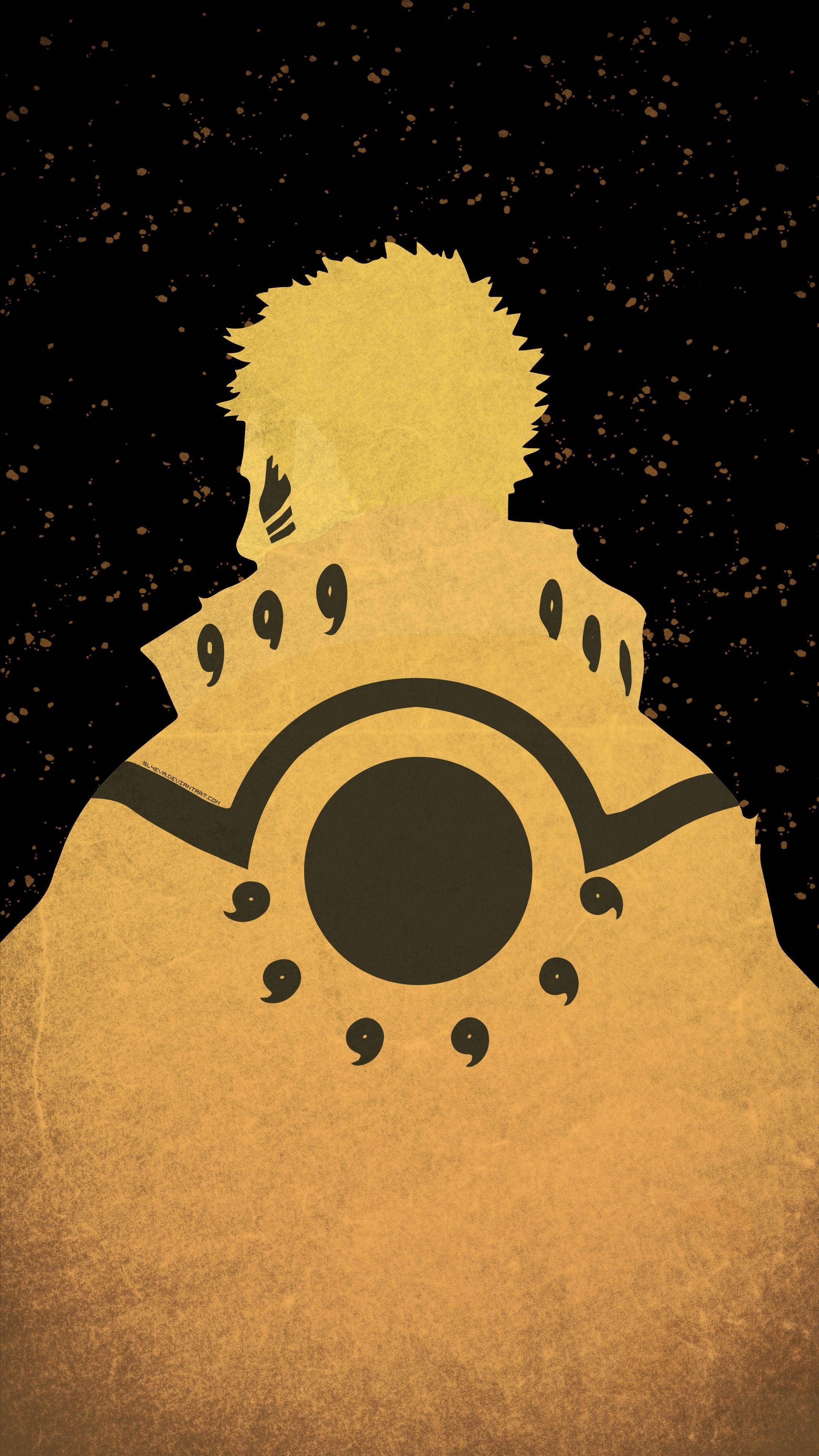 Naruto Simu Minimalist Picha ya Ukuta
