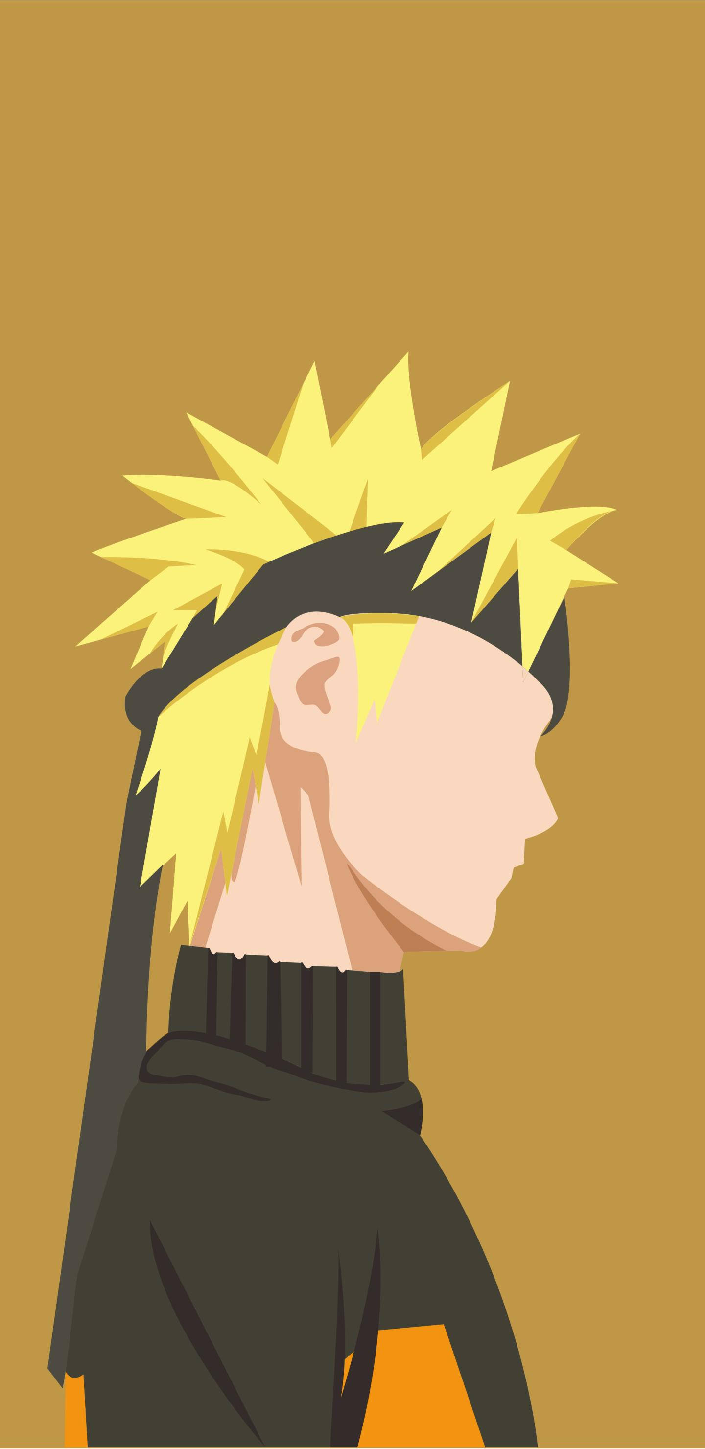 Naruto Simu Mwonekano wa Kando Picha ya Ukuta