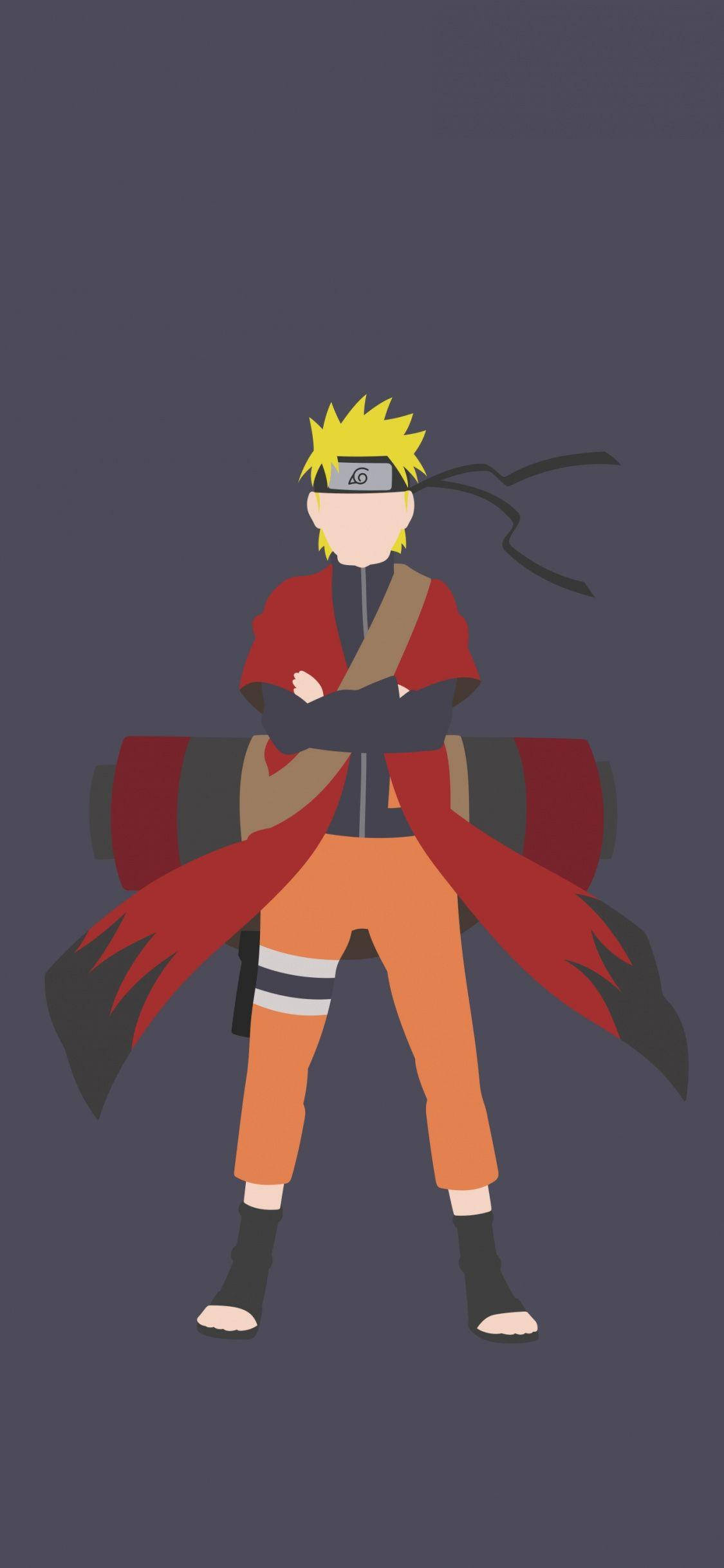 Naruto Telefoni Bila Wajaha Picha ya Ukuta