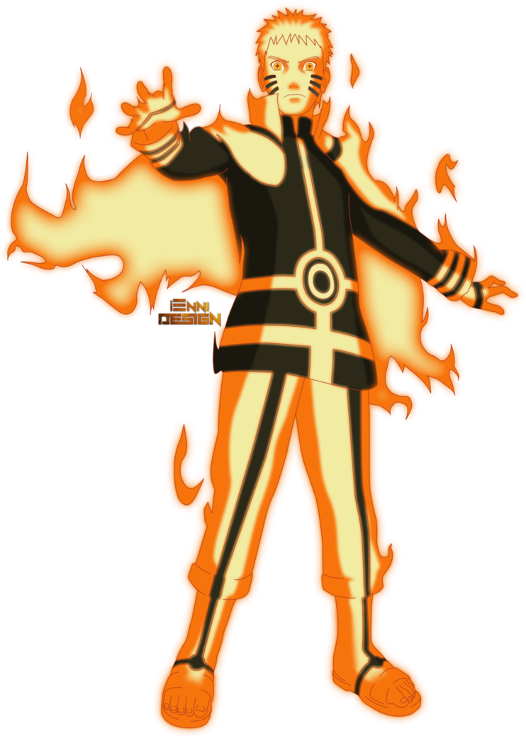 Naruto Uzumaki Hali ya Moto ya Chakra Picha ya Ukuta