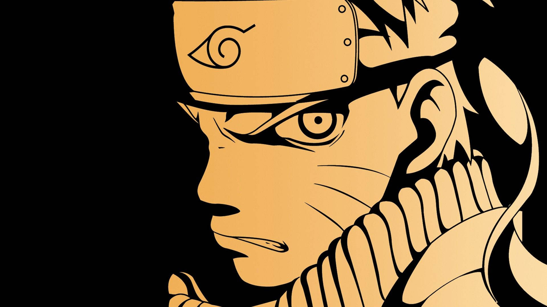 Naruto Uzumaki Katika Mchoro wa Kale Picha ya Ukuta
