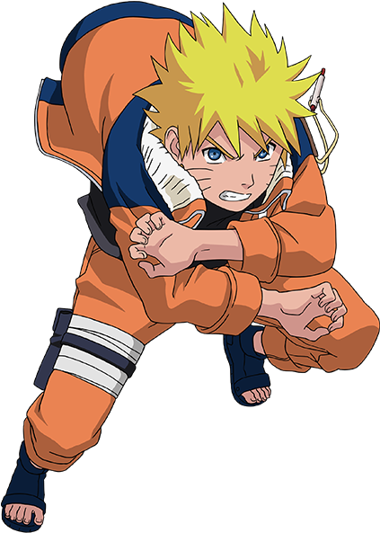 Naruto Uzumaki Tayari Kupigana Picha ya Ukuta