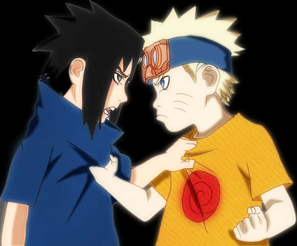 Naruto_vs_ Sasuke_ Makabiliano Picha ya Ukuta
