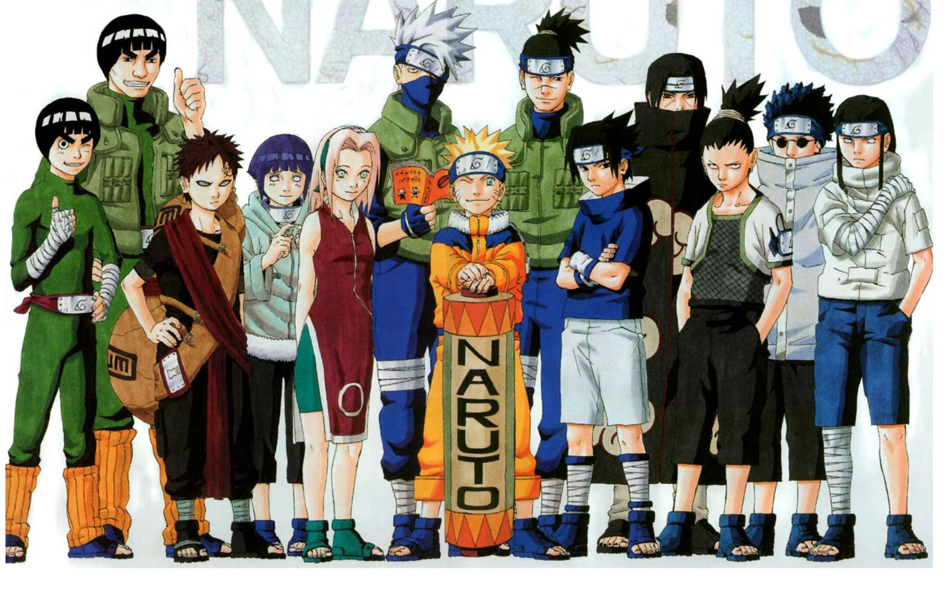 Naruto Walimu na Wanafunzi Picha ya Ukuta