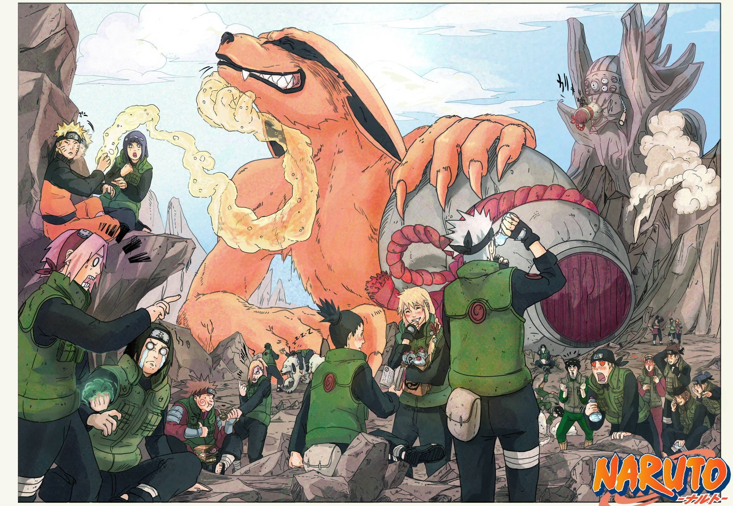 Naruto Watu Wakuu wa Sifa Picha ya Ukuta