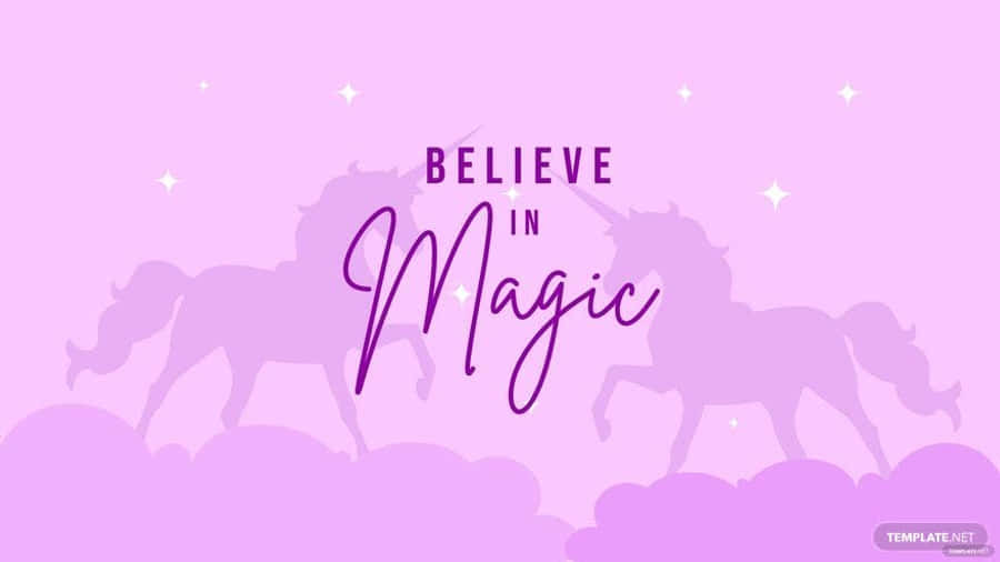 Ndoto ya Kichawi ya Unicorn 🦄 Picha ya Ukuta