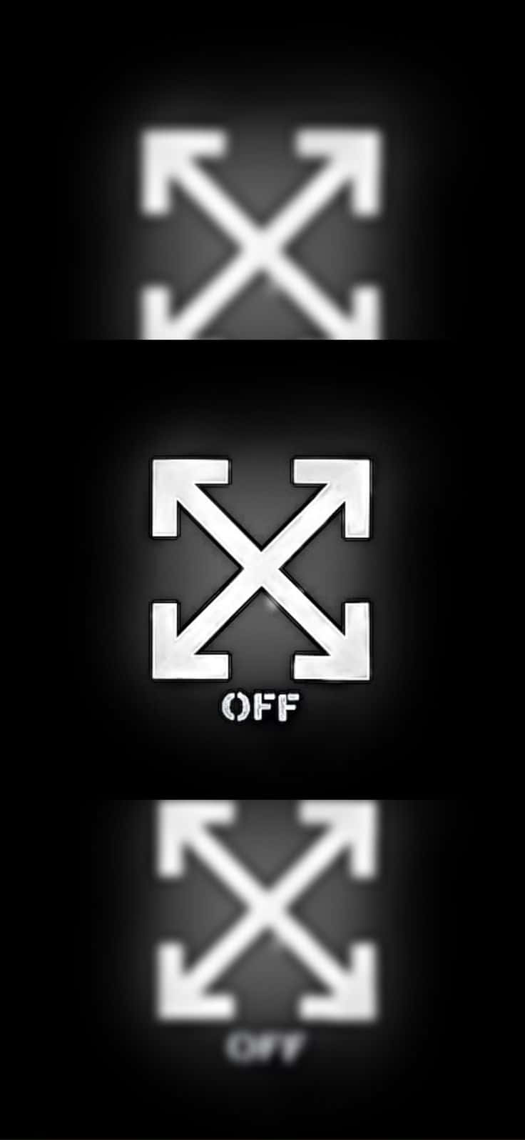 Neat Logo Off White iPhone Picha ya Ukuta