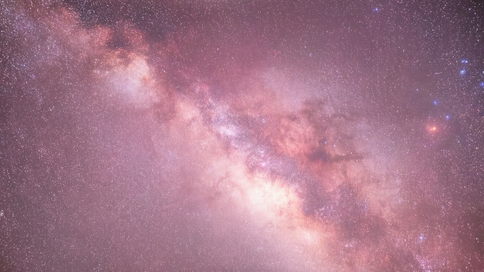 Nebula ya Galaxy ya Pinki Pastel Picha ya Ukuta