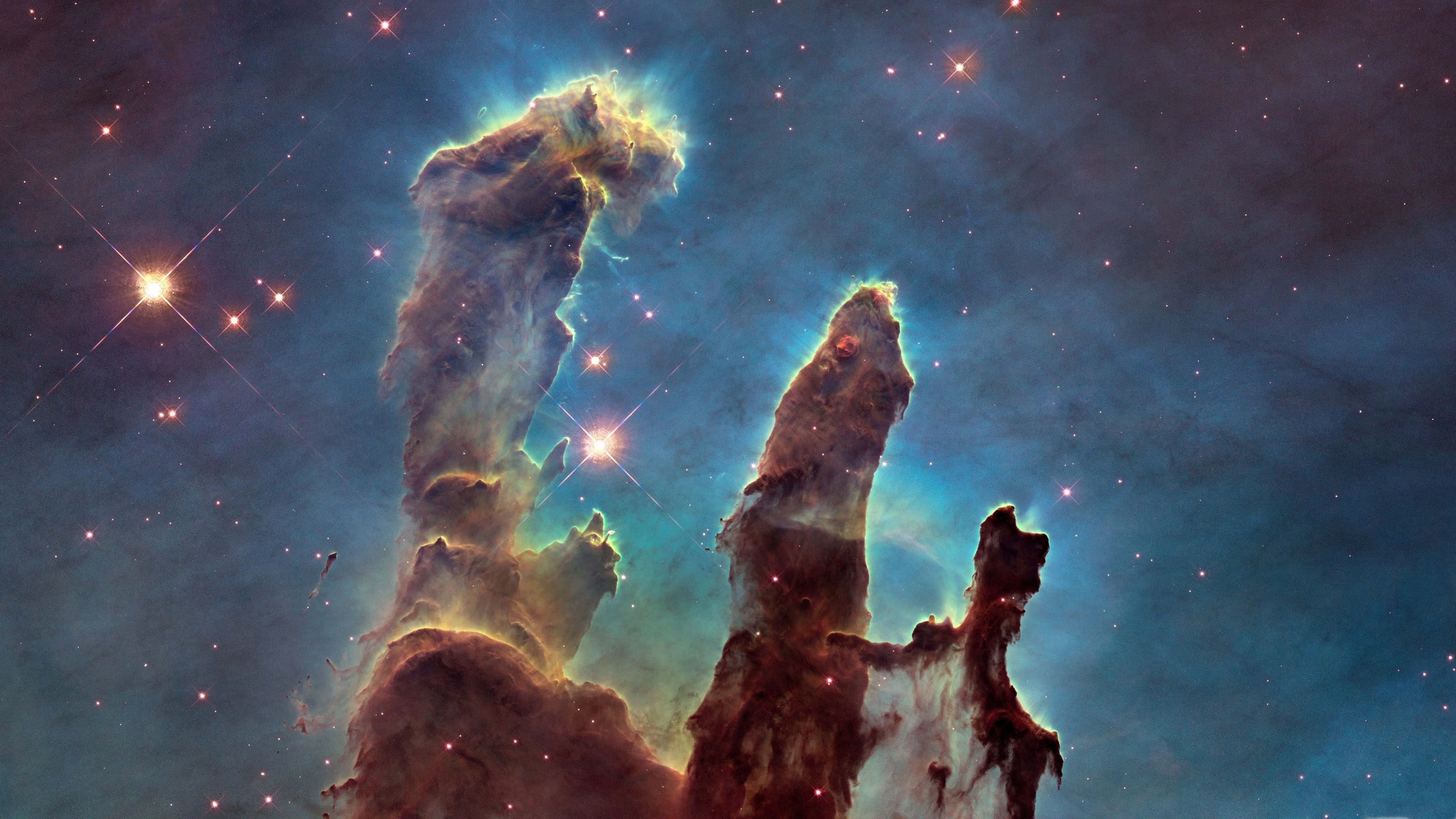Nebula 4K inayofanana na Mkonga wa Tembo Picha ya Ukuta