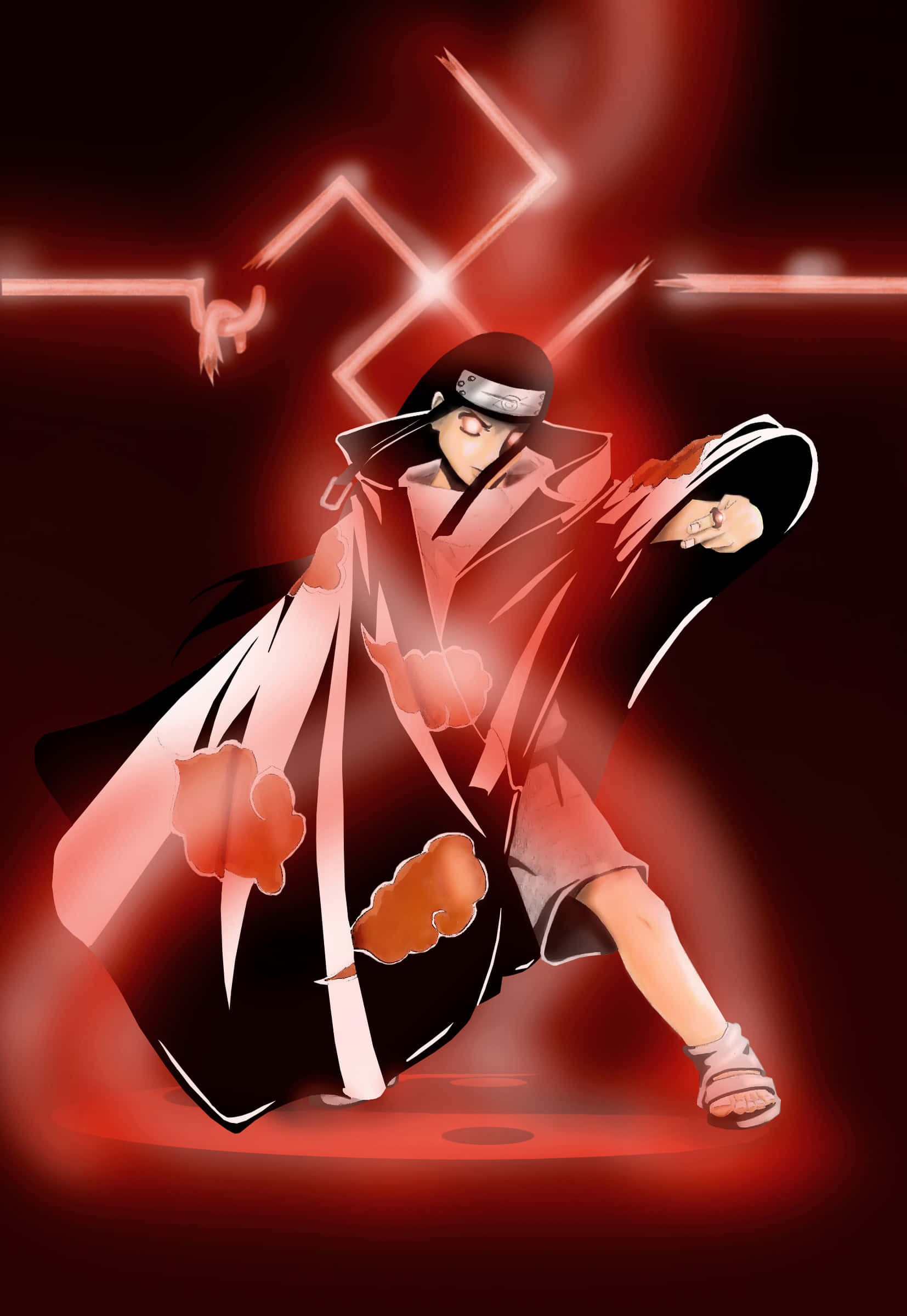 Neji Hyuga Akatsuki Inayoweka Picha ya Ukuta