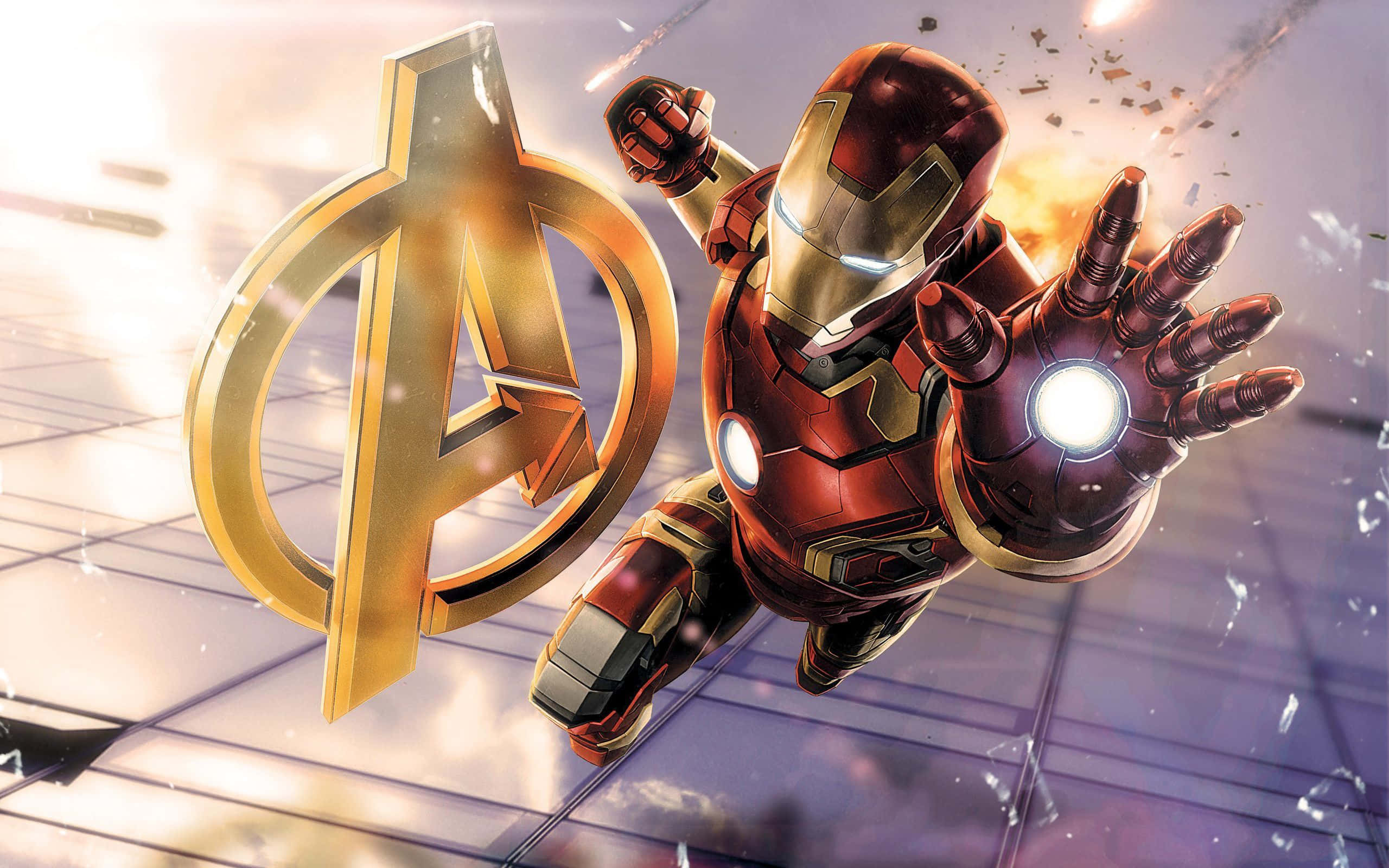 Nembo Bora ya Iron Man Avengers Picha ya Ukuta