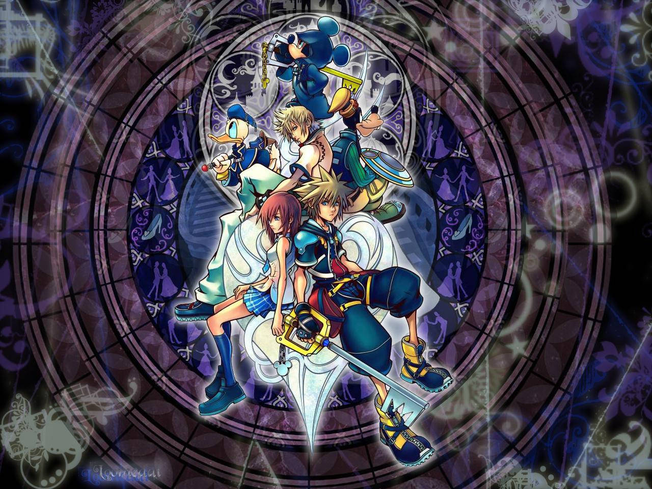 Nembo Nzuri ya Kingdom Heart Picha ya Ukuta