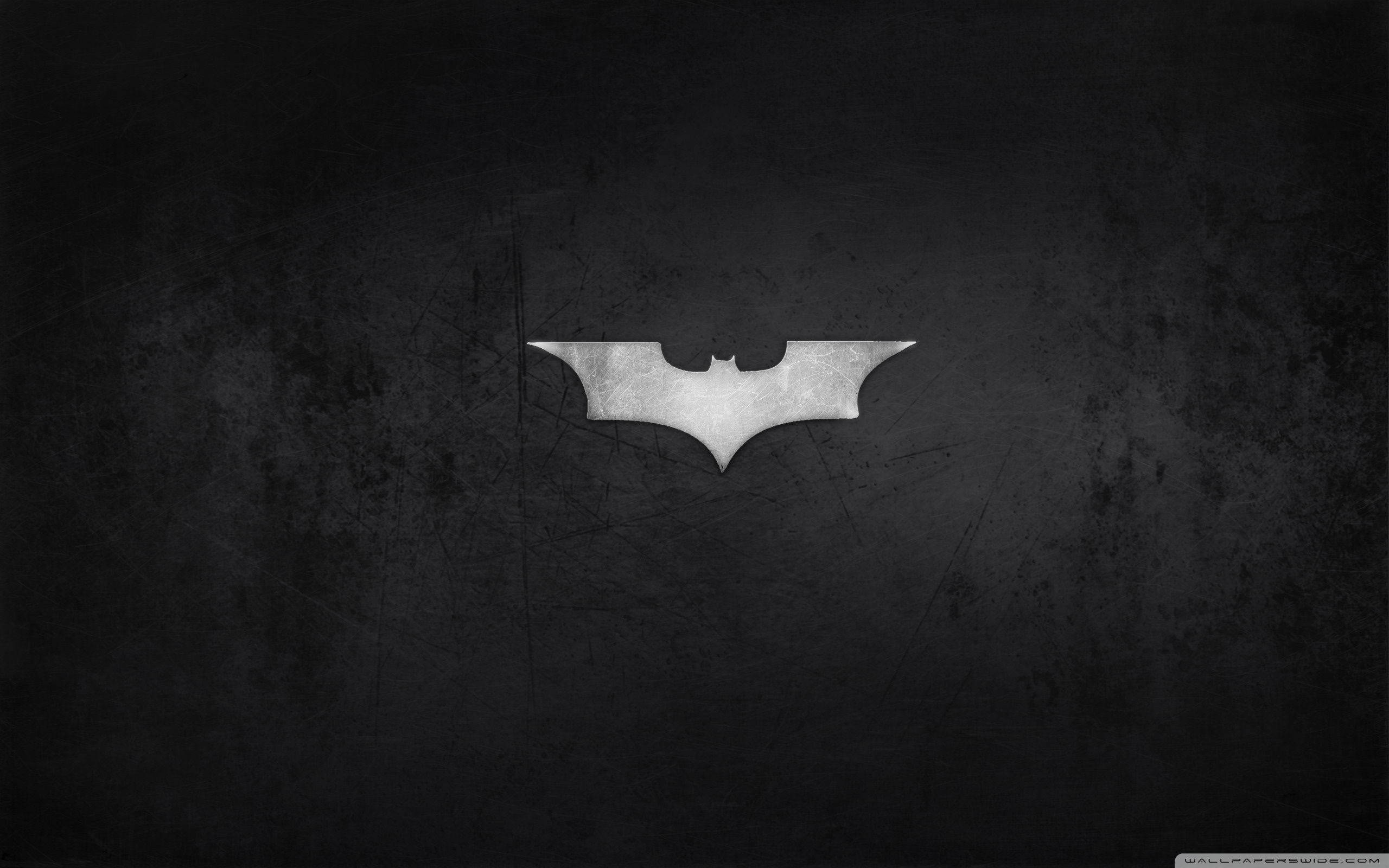Nembo Rahisi ya Batman ya Metali Picha ya Ukuta