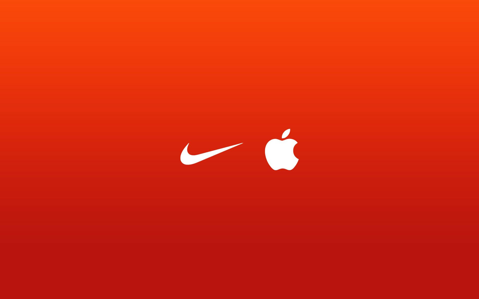Nembo Safi ya Nike na Apple Picha ya Ukuta
