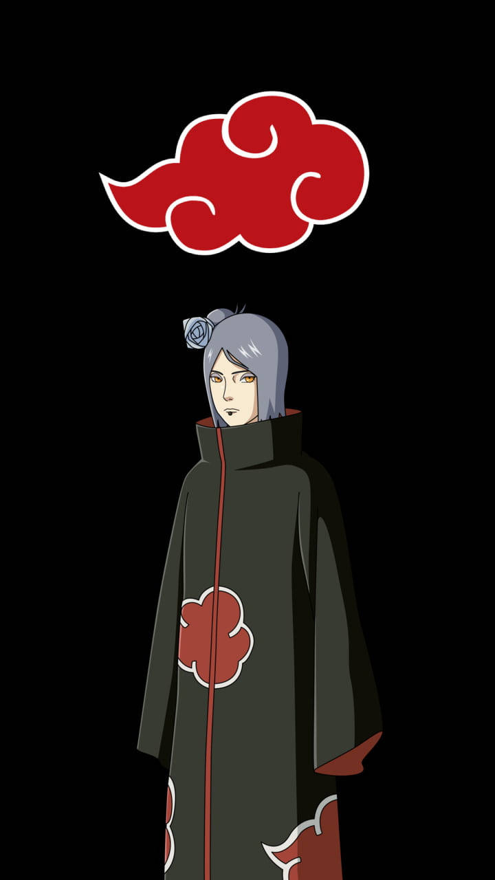 Nembo ya Akatsuki Konan wa Amegakure Picha ya Ukuta