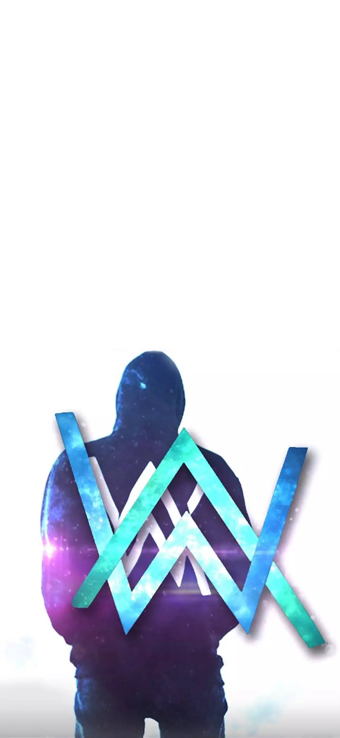 Nembo ya Alan Walker ya Bluu Picha ya Ukuta