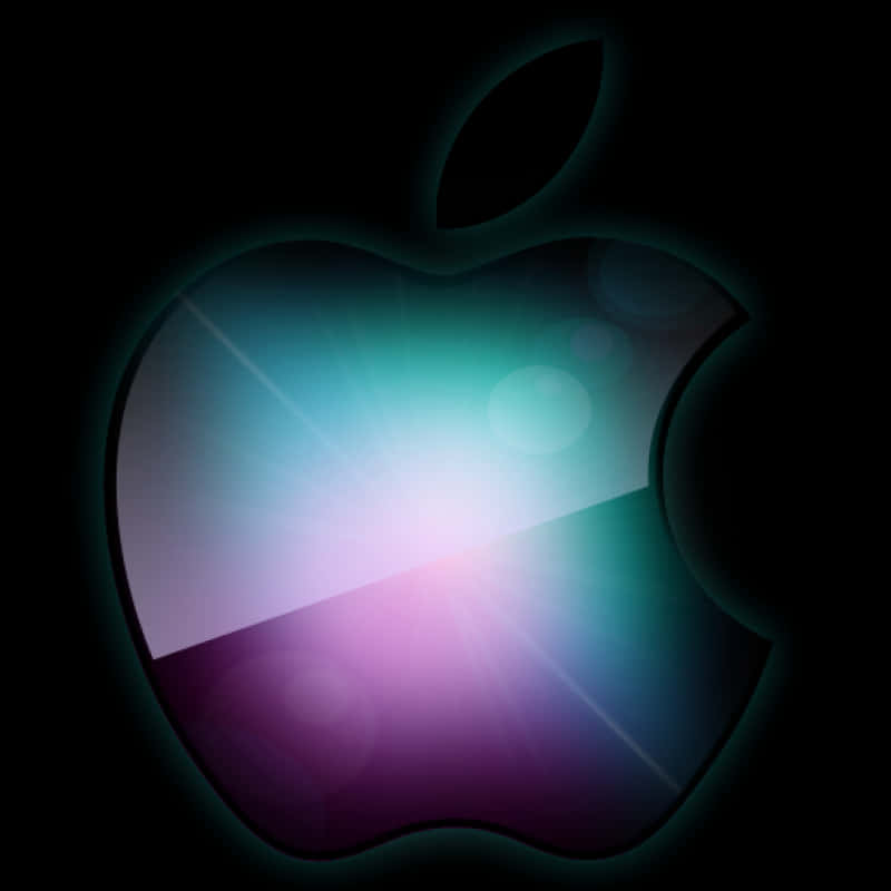 Nembo ya Apple Inayong'aa Picha ya Ukuta